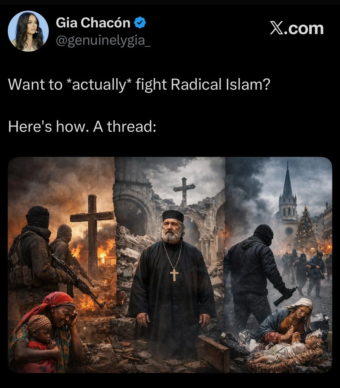 If you say you hate Radical Islam but don&rsquo;t support persecuted Christians, you may want to reassess your priorities.

Don&rsquo;t let extremism have the last word. Fight back with the link in my bio.