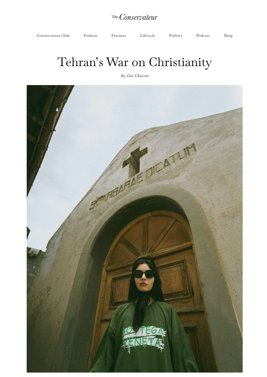Tehran’s war on christianity