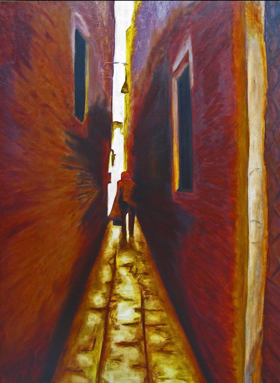 Italian Man - 3'X5' - Oil on Canvas