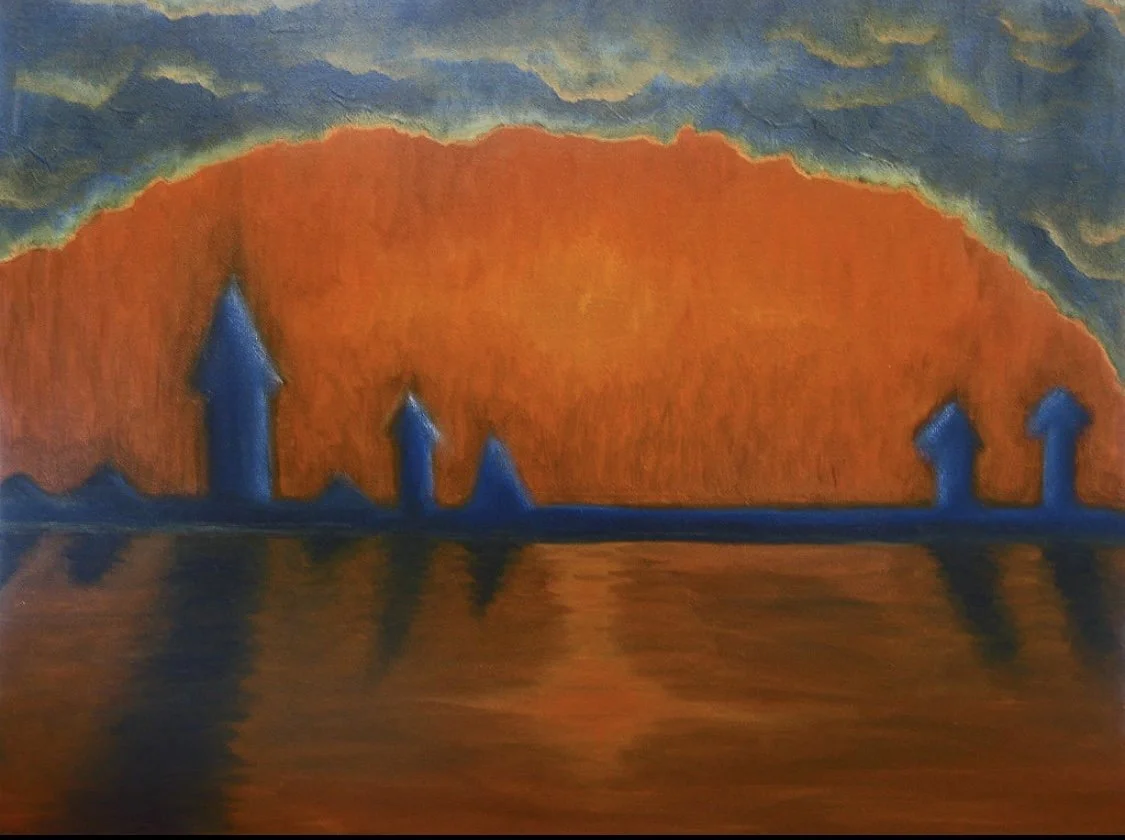 Clouds - 24"X18" - Oil on Canvas Board