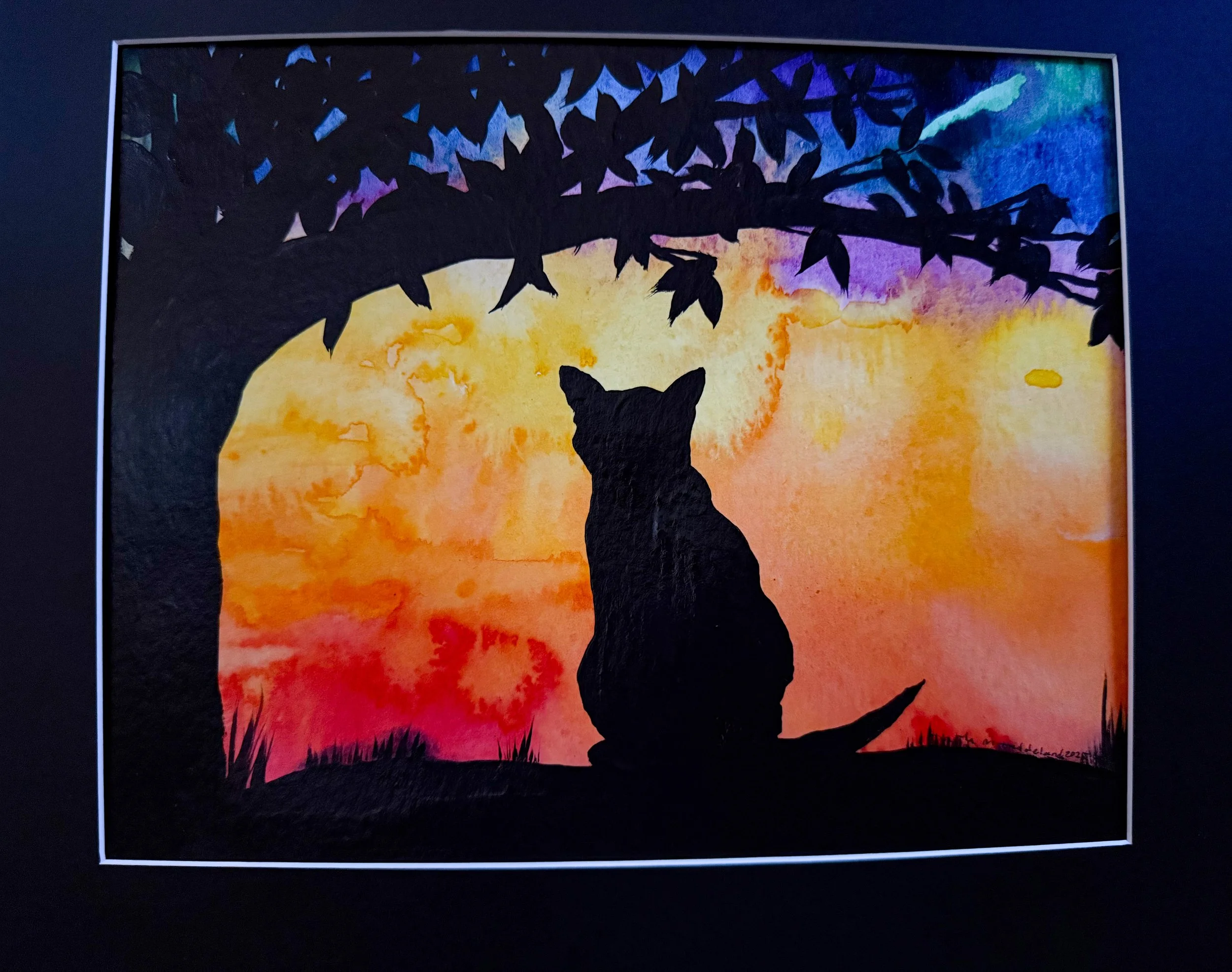 Rainbow Bridge - Cat Silhouette #7