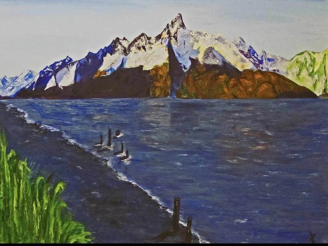 Winter Mt. Alice - 5'X3' - Oil on Canvas