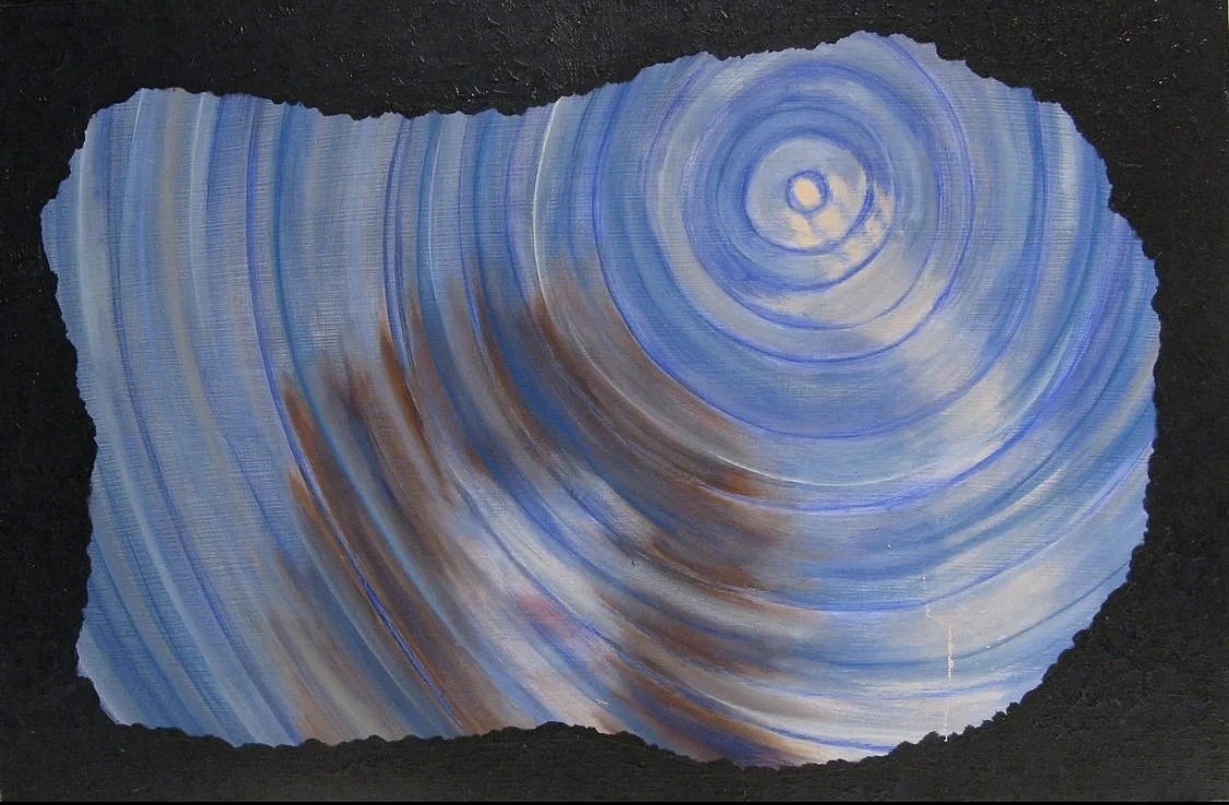 Looking Through - 12"X24" - Oil on Board