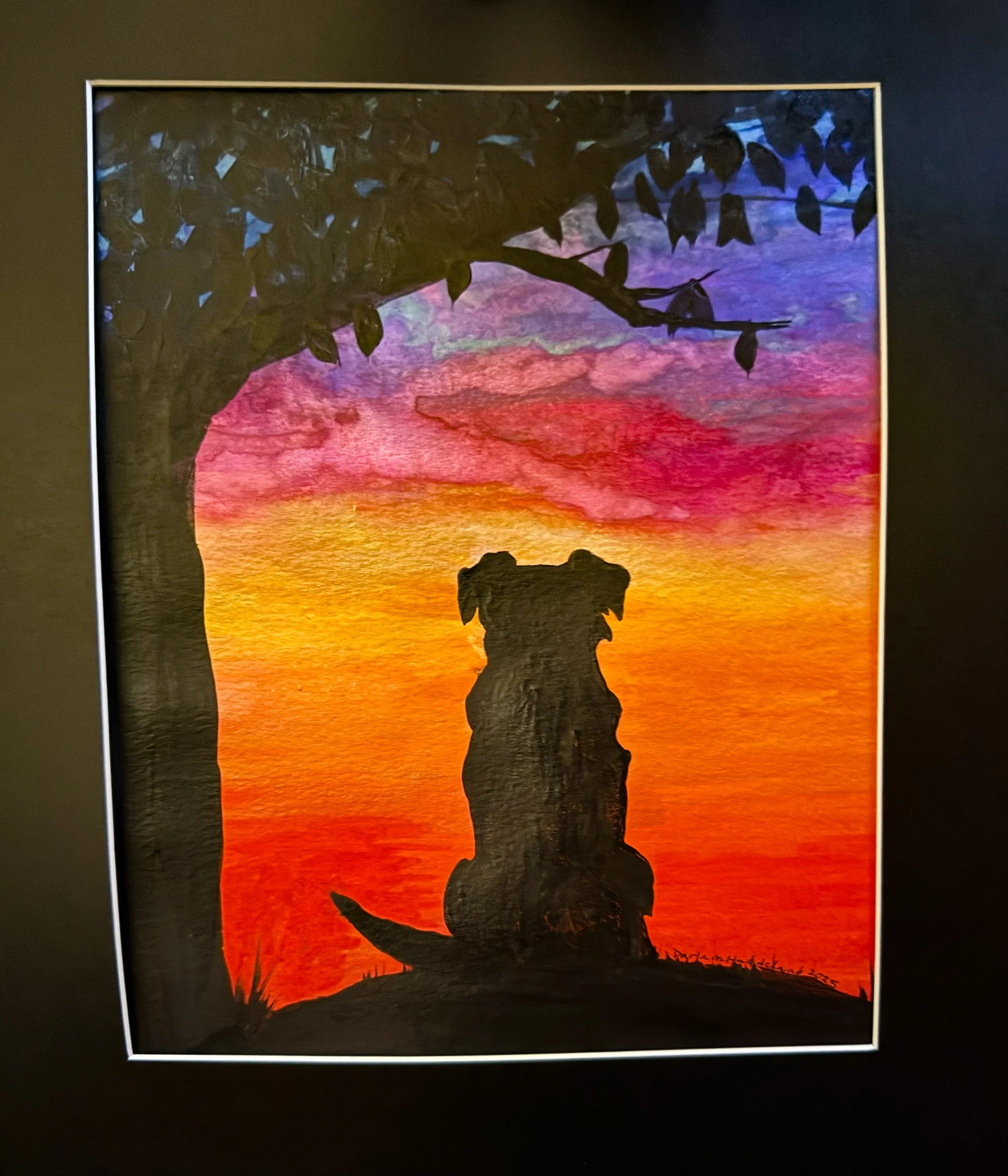 Rainbow Bridge - Dog Silhouette #1