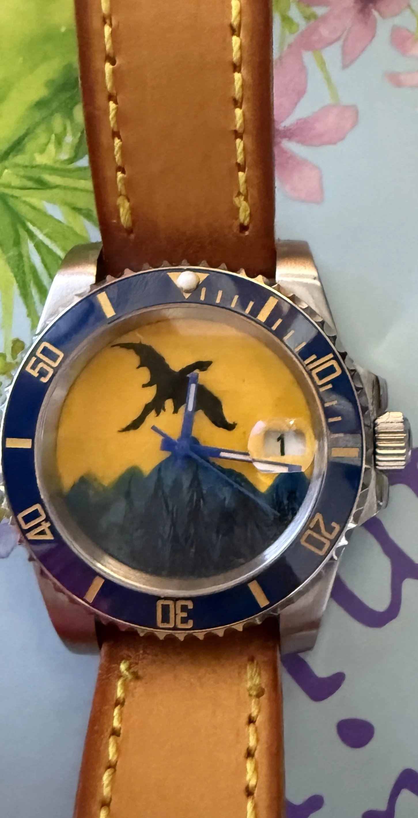 Dragon Watch - Collaboration with Nick McDermott - Enamel on Metal