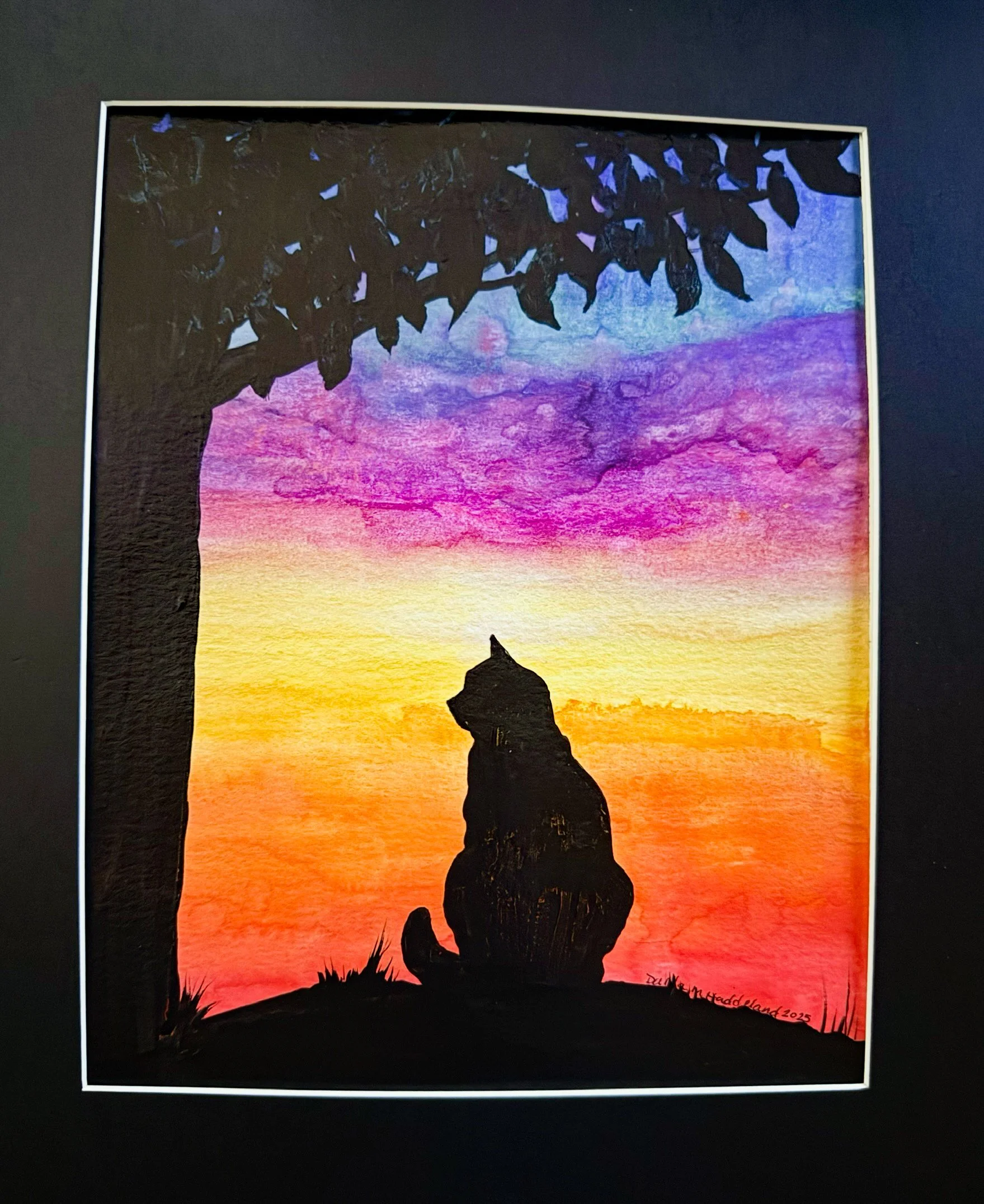 Rainbow Bridge - Cat Silhouette #2