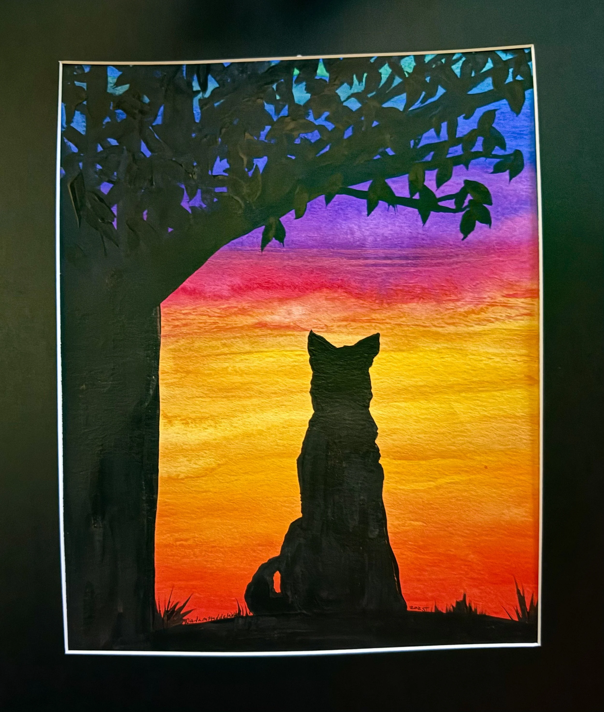 Rainbow Bridge - Dog Silhouette #3