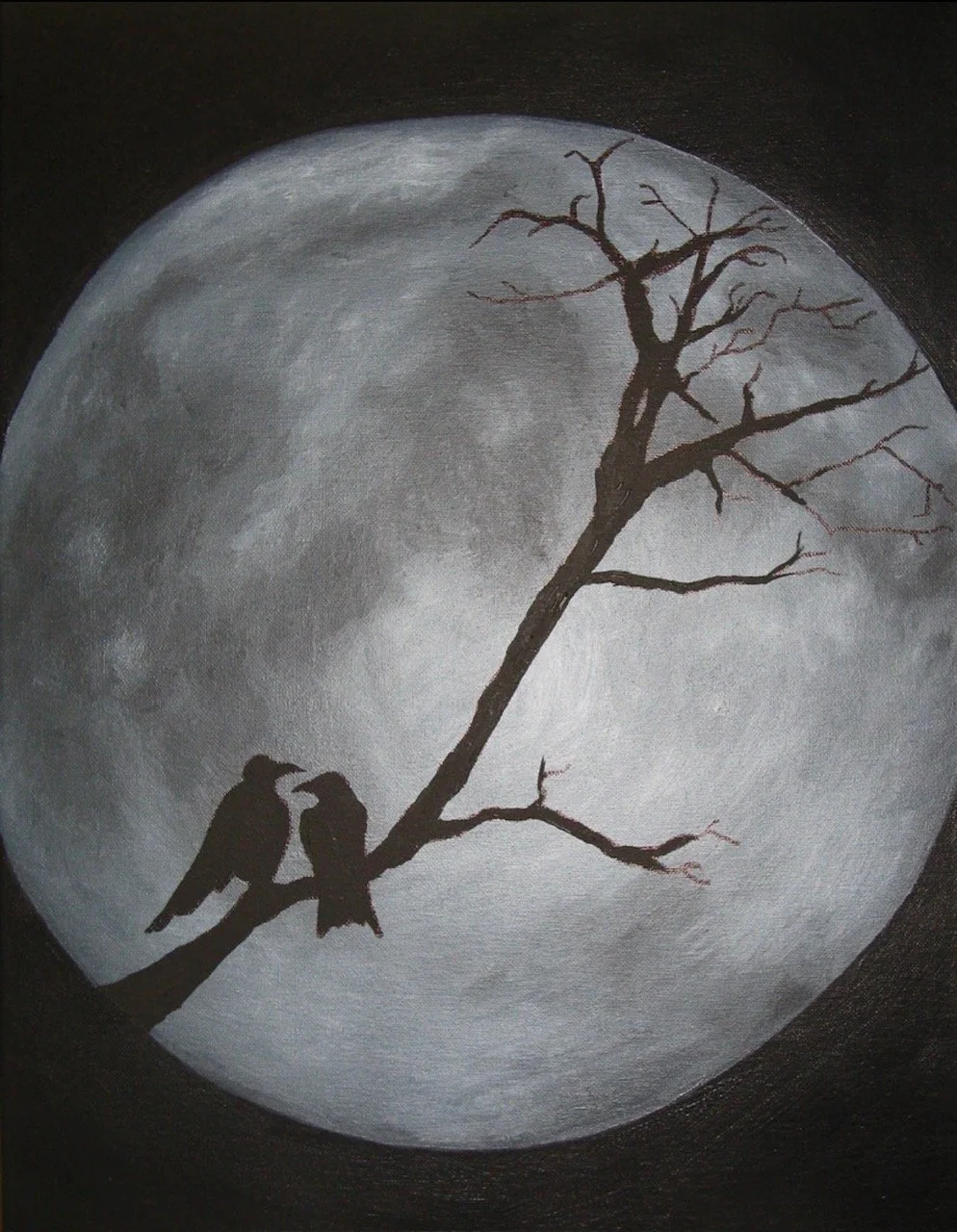 The Moon - 2'X3' - Oil on Canvas