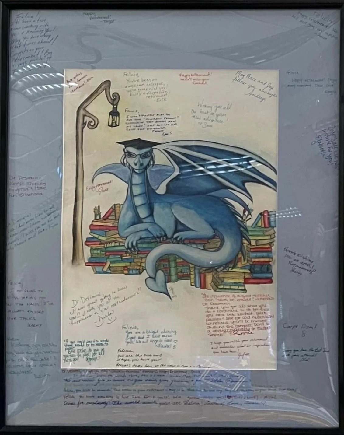 Sophia the MSC Mascot, Signed - Watercolor on Paper 11'X17' - 2 of 2 Images.