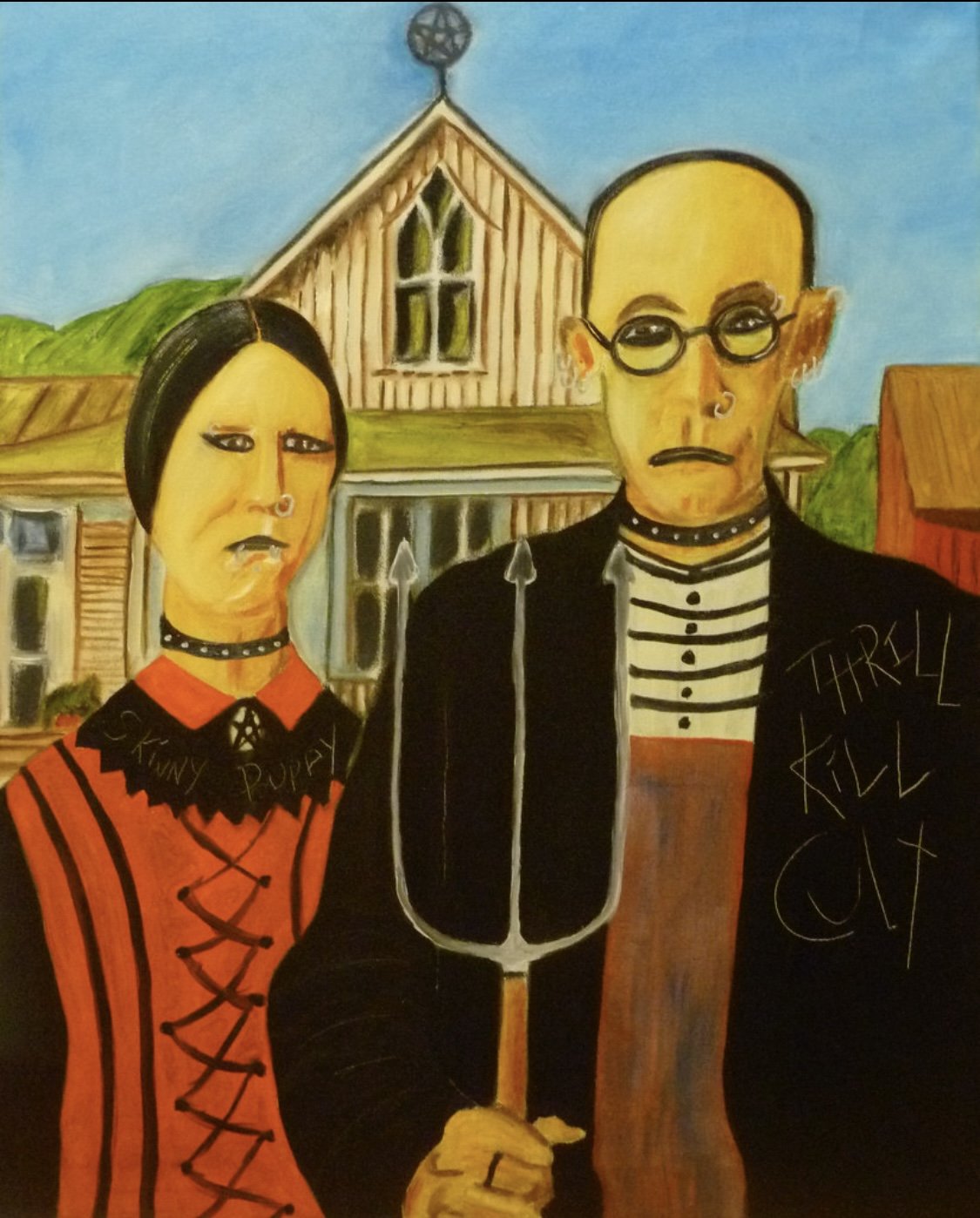 American Goth - 3'X2' - Oil on Canvas