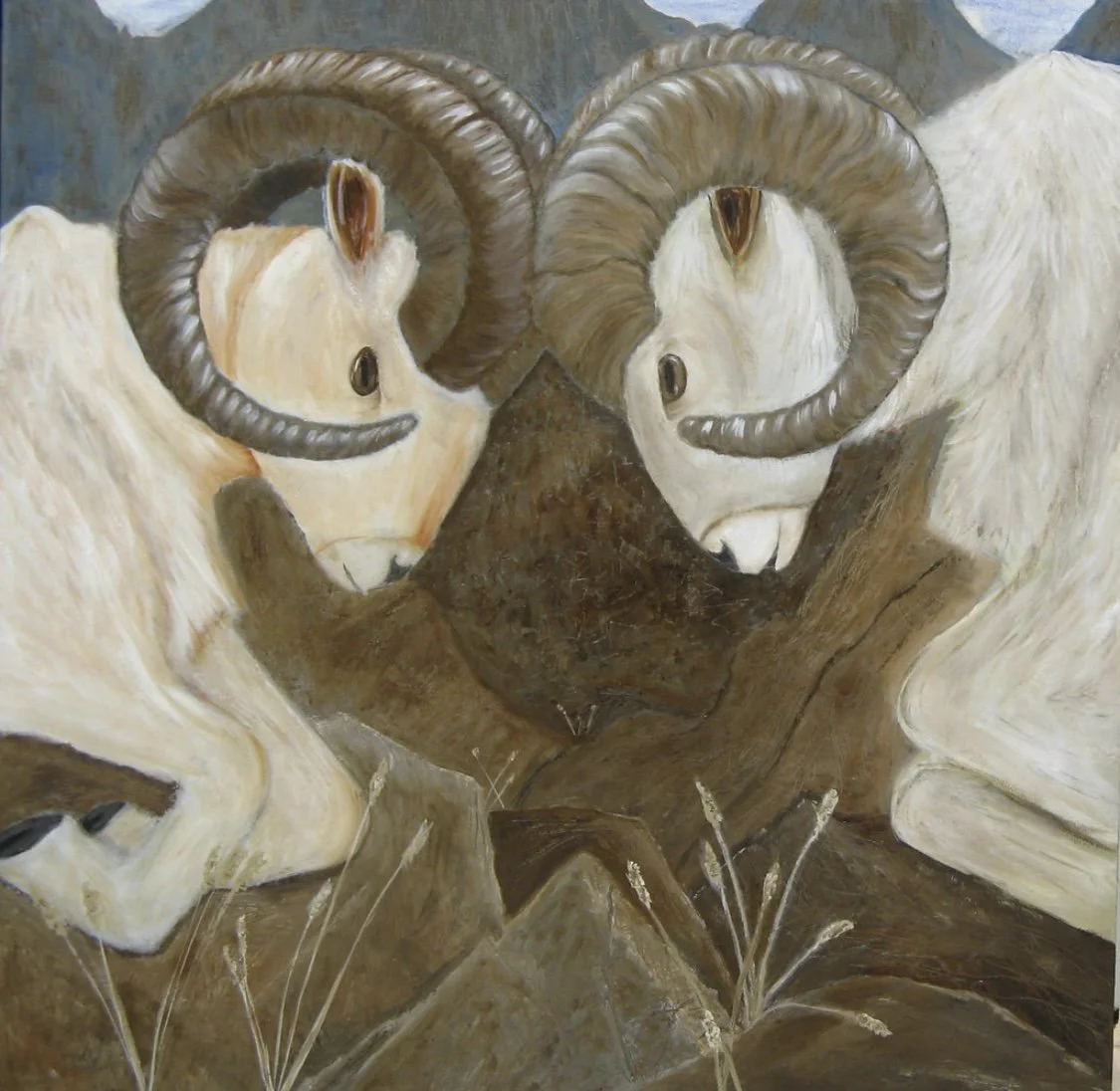 Aries- 3'X3' - Oil on Canvas