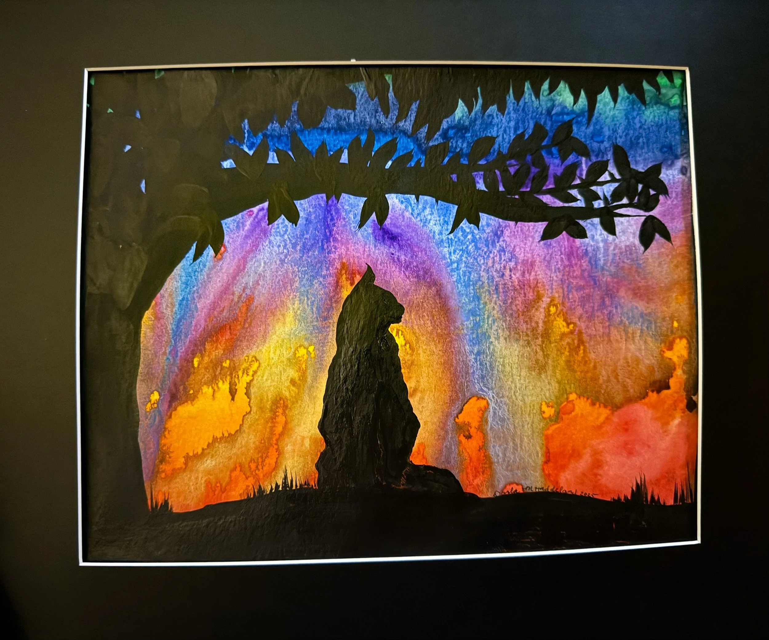 Rainbow Bridge - Cat Silhouette #3