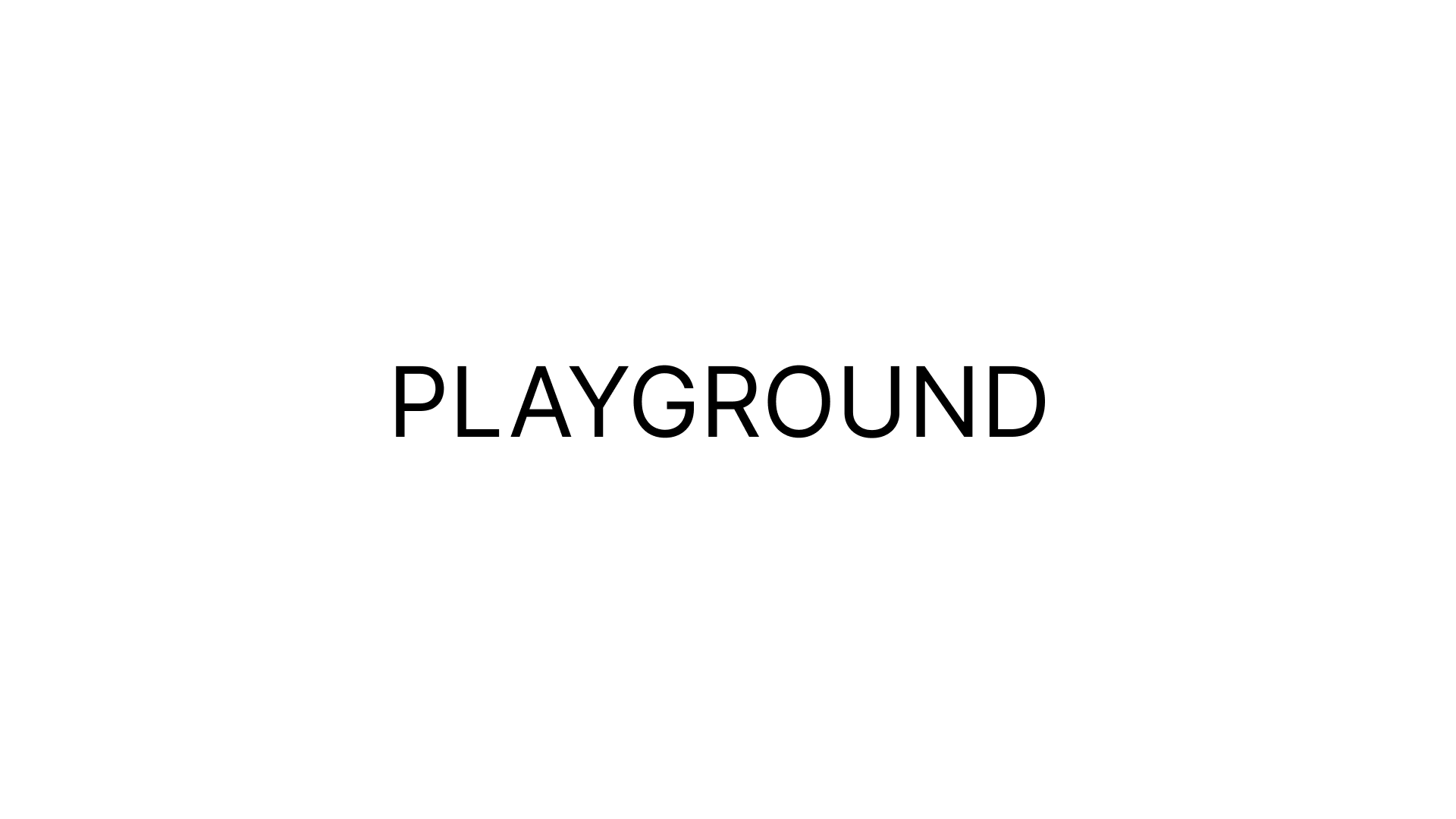 PLAYGROUND