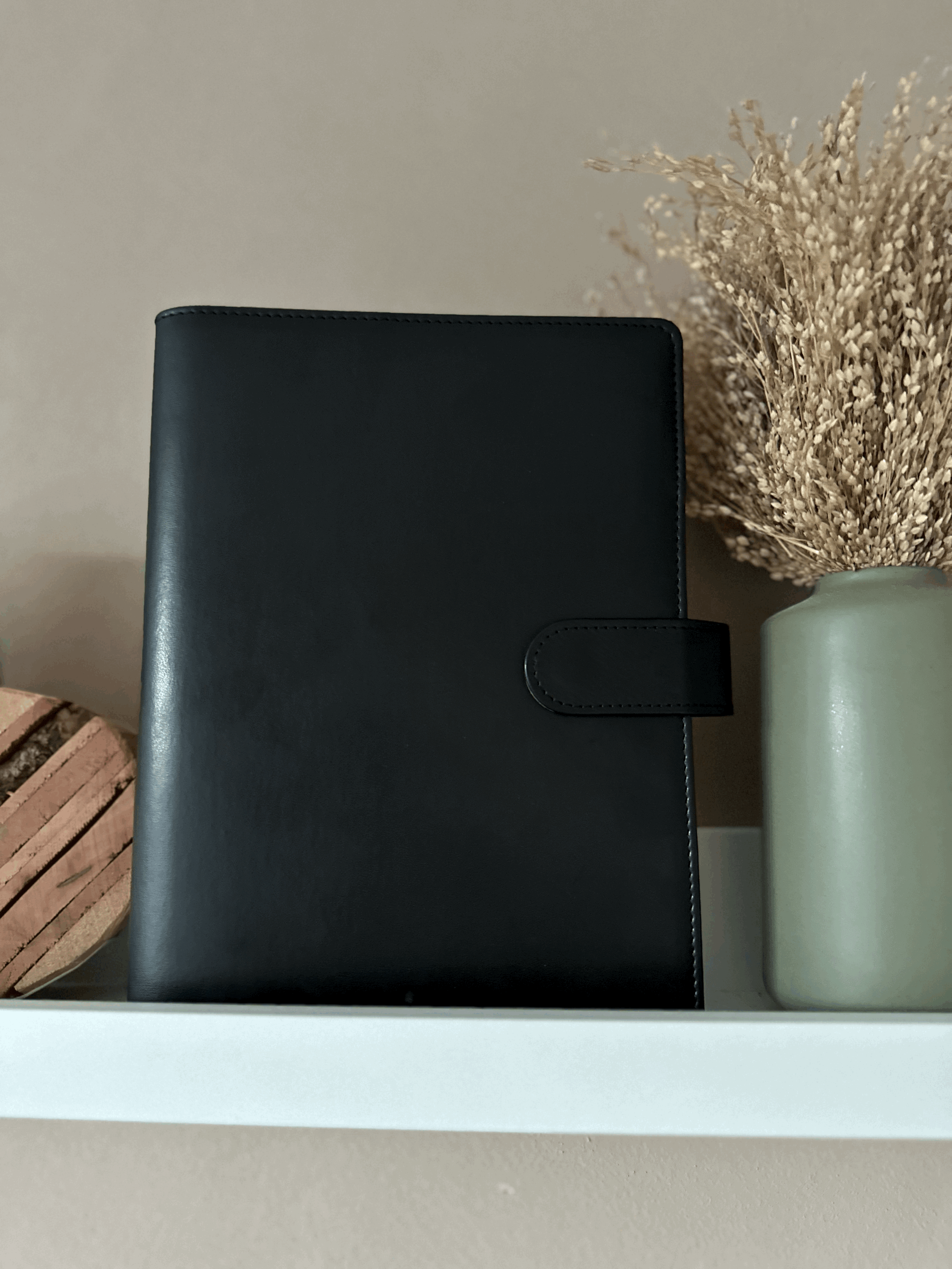 Week to View Journal Diary in Black