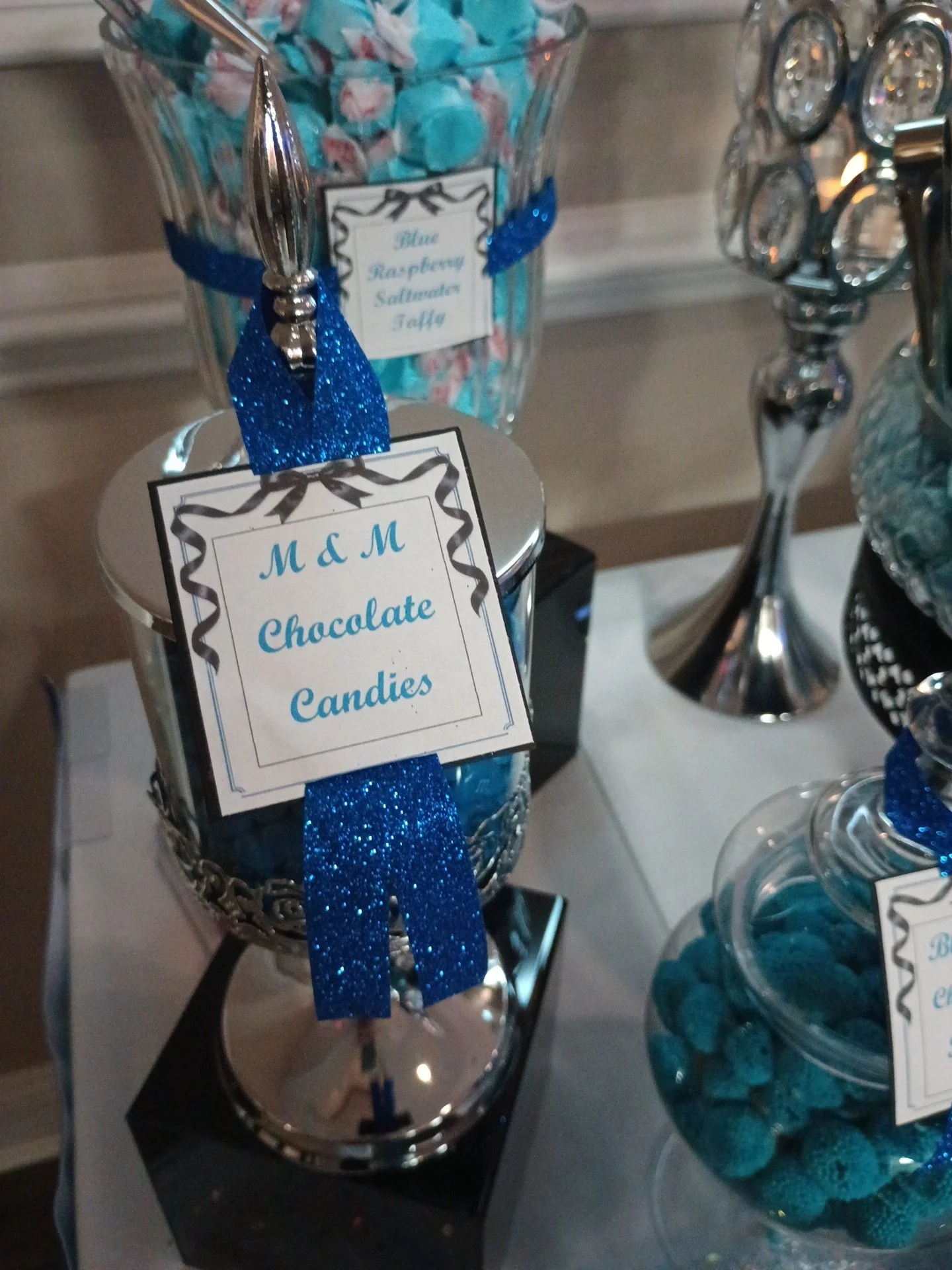 Sweet 16 Royal Blue & Black Bows7.jpg