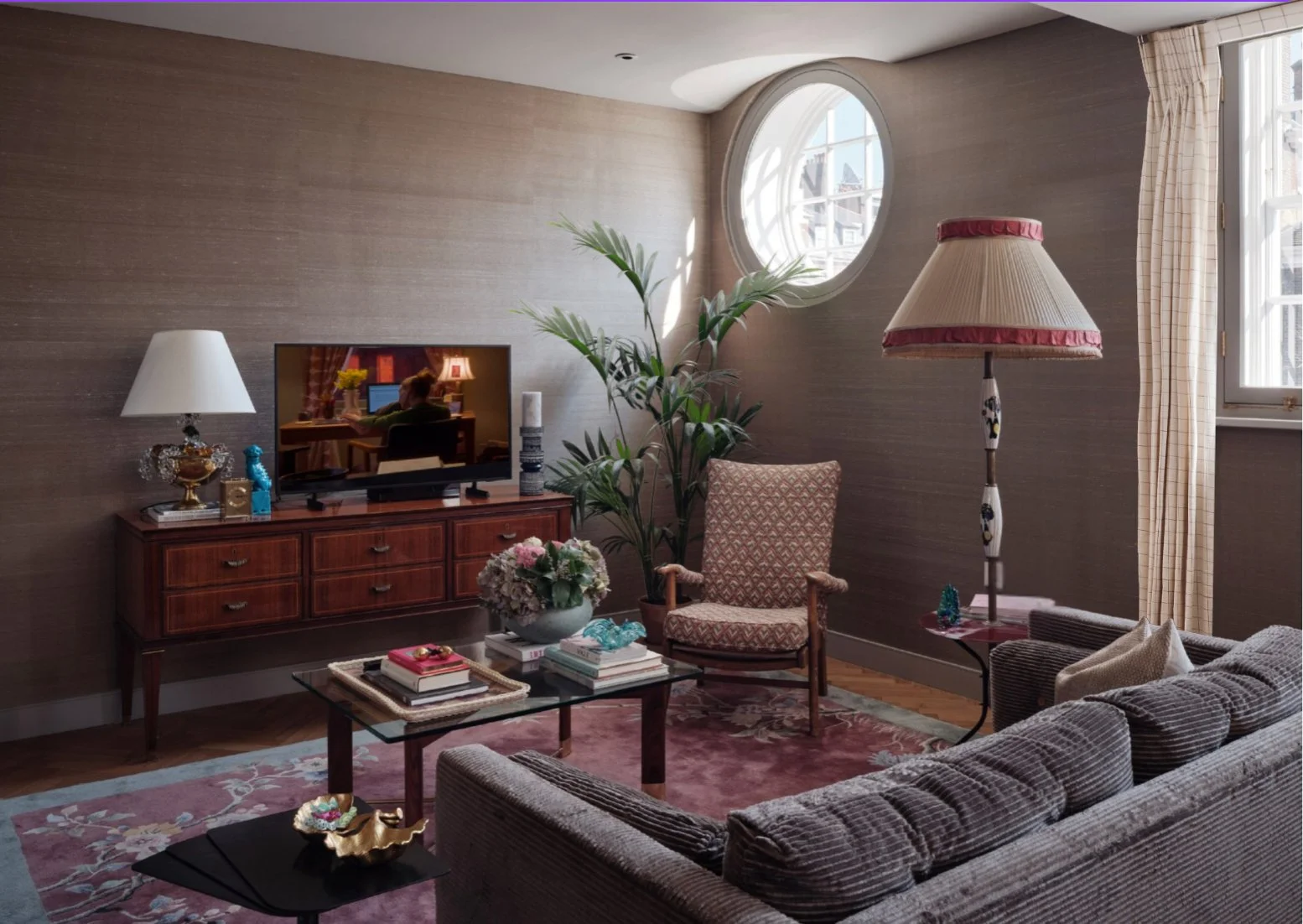 Studio L London Farmhouse in the City Granny Chic Sitting Room