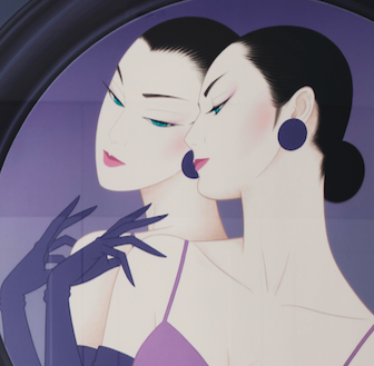 StudIllustration of two elegant women for the Farmhouse in the City interior style