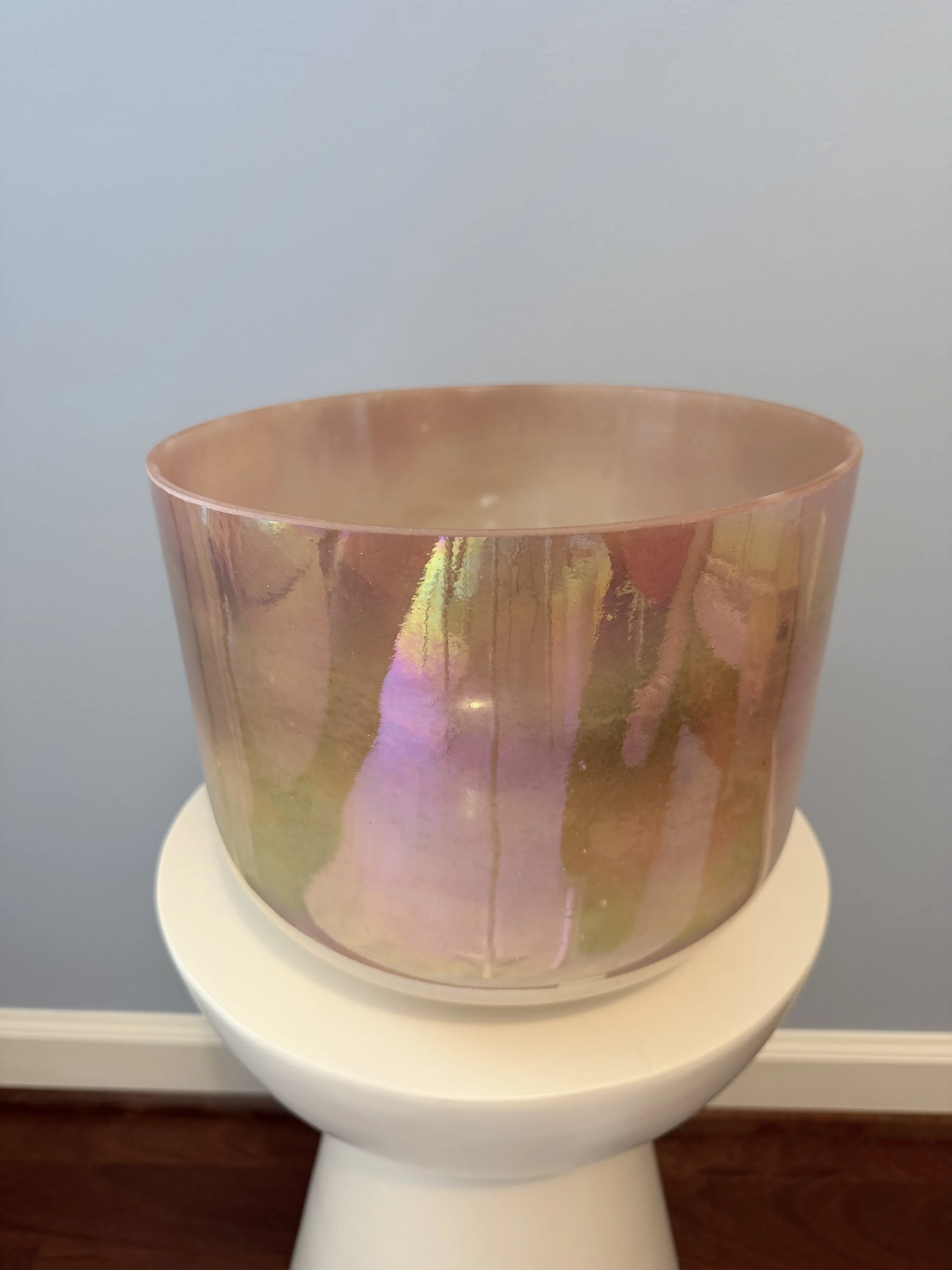 10" F+25 IMPERIAL TOPAZ PLATINUM WHITE LIGHT AURA GOLD (INSIDE) (3rd octave)
