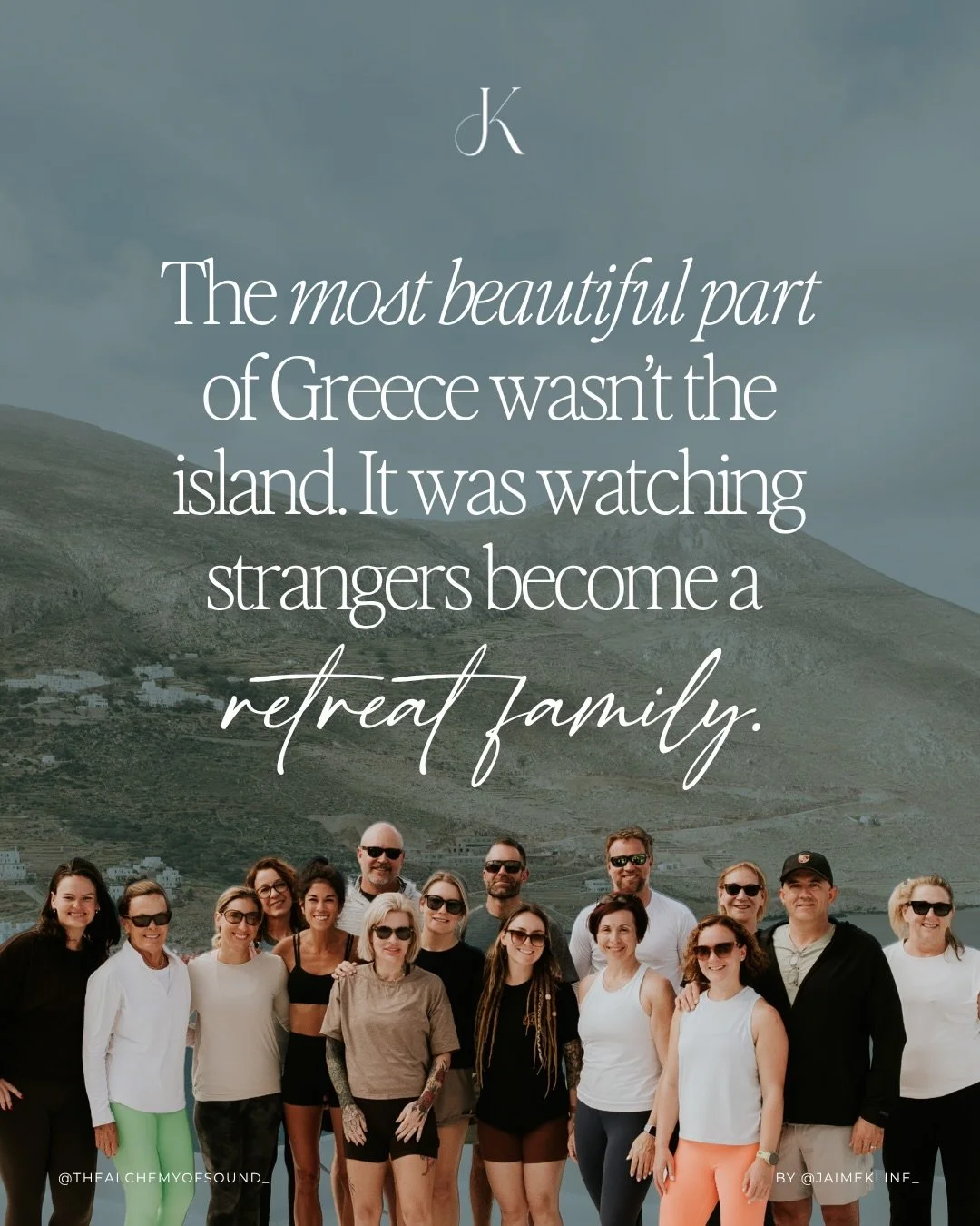 I can&rsquo;t stop thinking about the Aegean Awakening retreat.

To be honest, about a week before the retreat I felt a lot of anxiety around holding my first solo retreat. Could I create a container 5500 miles away from Maryland that was memorable, 