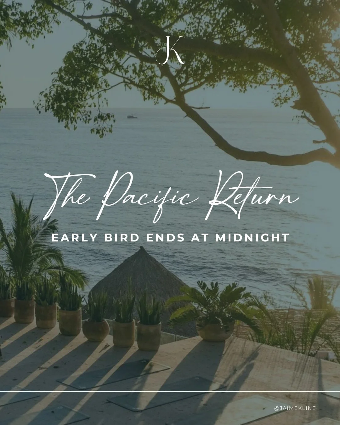 There&rsquo;s just one day left to save $300 on The Pacific Return Retretrat in Sayulita. 🌊

This is 6 days and 5 nights to step away from your daily responsibilities, experience somewhere beautiful, meet new people, and let someone else take care o