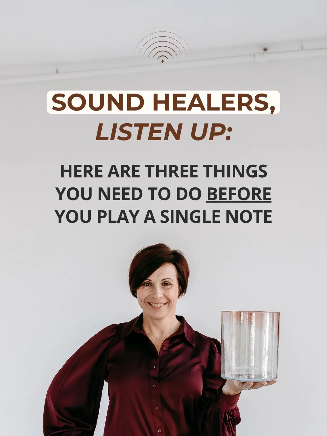 A sound bath experience begins before you ever touch an instrument. 👇

✨1. PREPARE the space before clients arrive.

Choose your lighting, music, room layout, and decor with the intention of the session in mind, and have your instruments and supplie