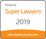 Super Lawyers 2019 badge with visit SuperLawyers.com