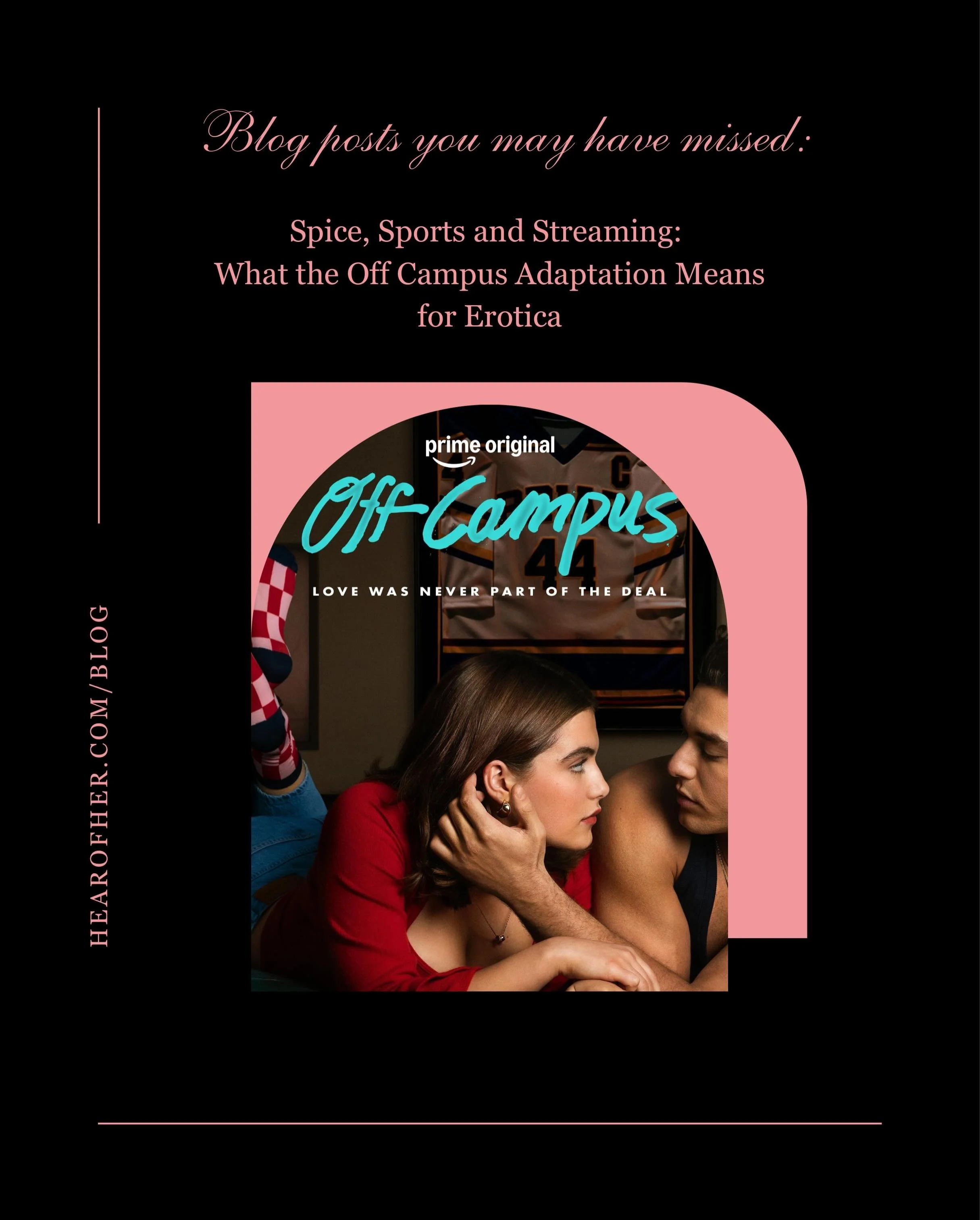 Our blog is part writing advice, part book recommendations, part love letter to bold, fearless, and sexy writing. We publish new posts a few times a month &mdash; come be nosy and see what the fuss is about 🖤 
#writingadvice #eroticwriting #bookishb