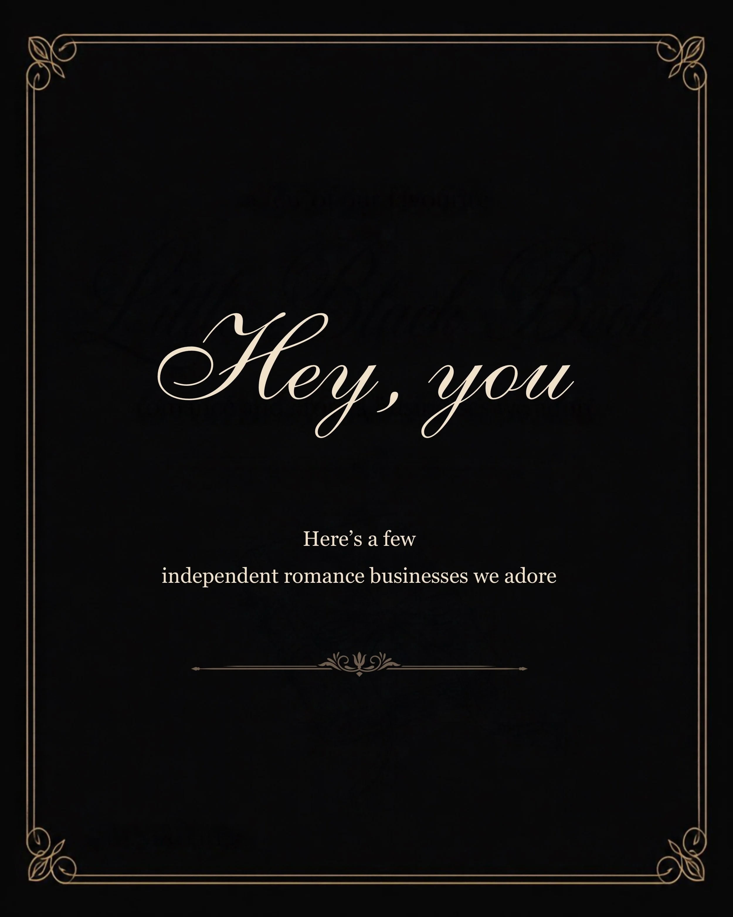 Here&rsquo;s some independent romance businesses built by beautiful humans and not a computer. 

Swipe through, follow the ones you don&rsquo;t know yet, and tell us who we&rsquo;ve missed.

📖 @slightlyunhinged_b00kclub 
🌙 @moonlitchaptersbookshop 