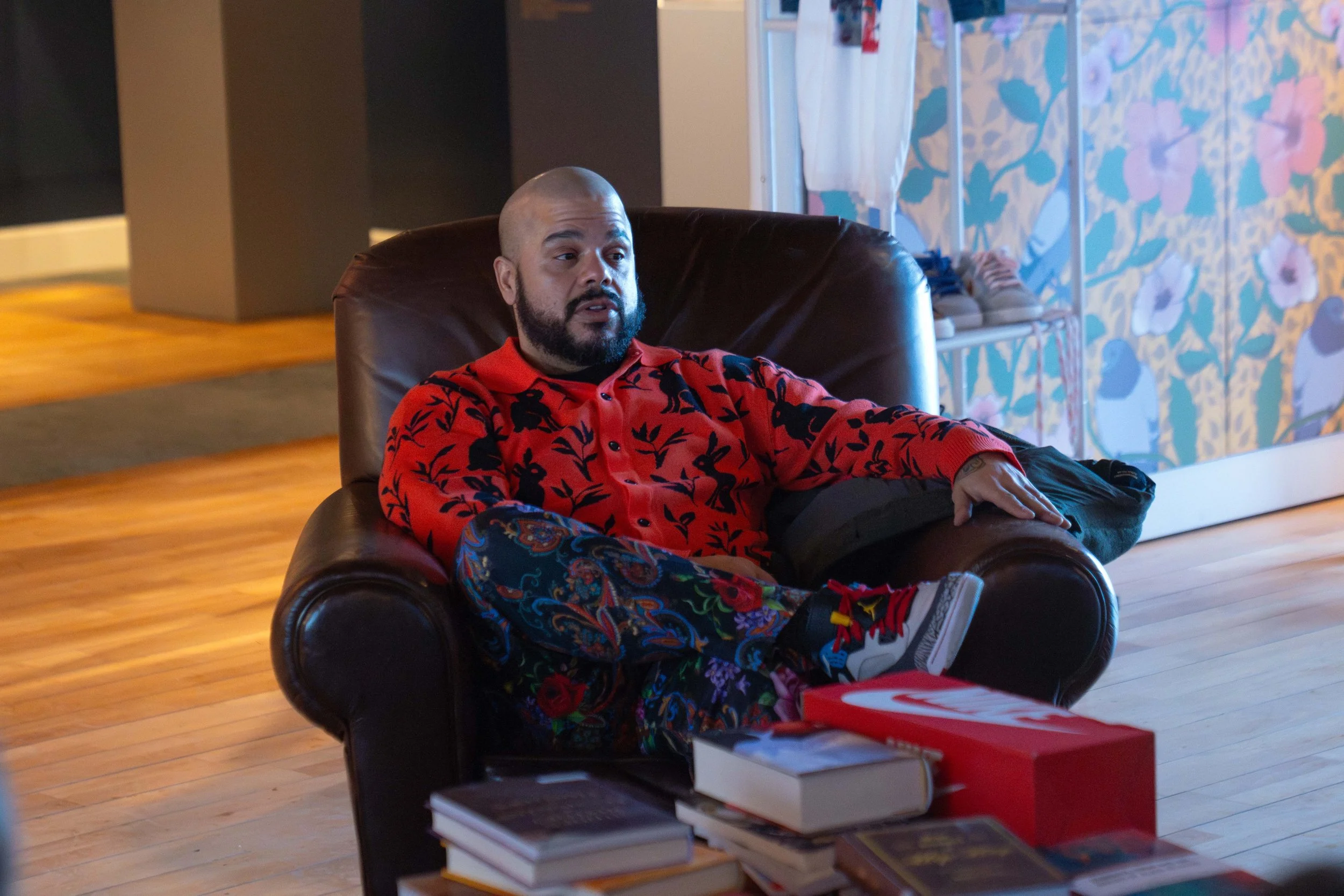 Roberto's talk with Literature classes at Brooks