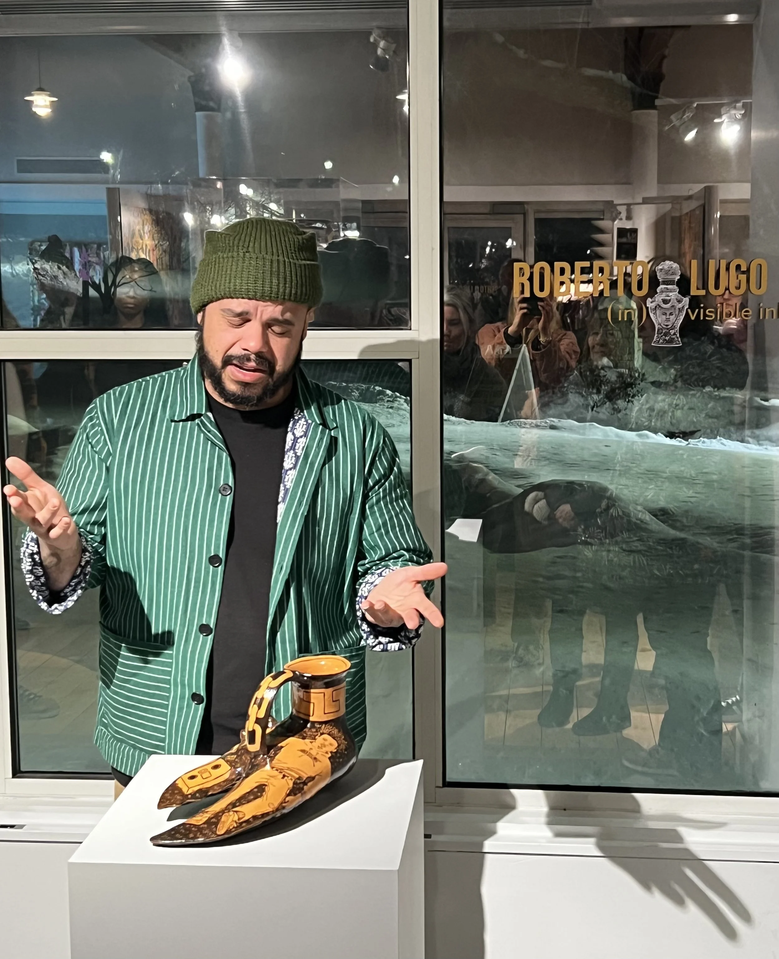 Roberto at Gallery Walk and Talk