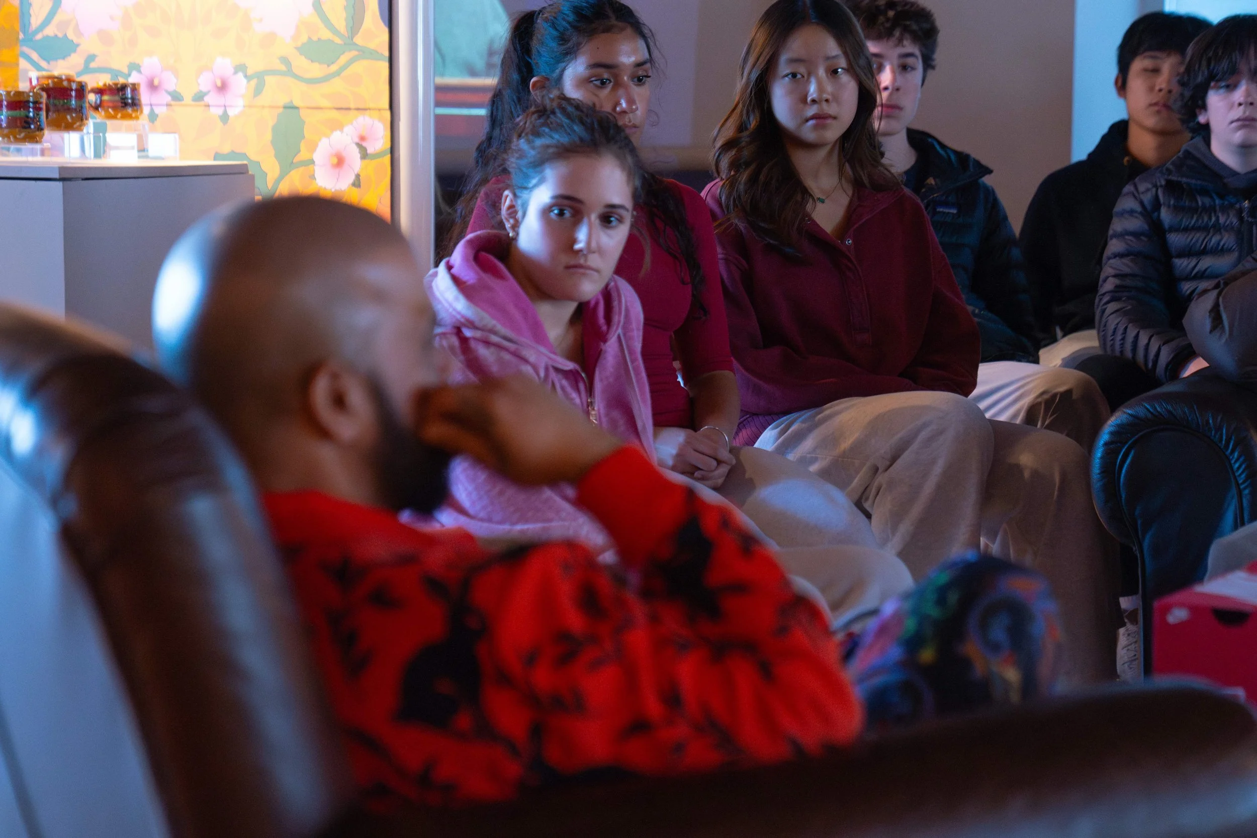 Roberto's talk with Literature classes at Brooks