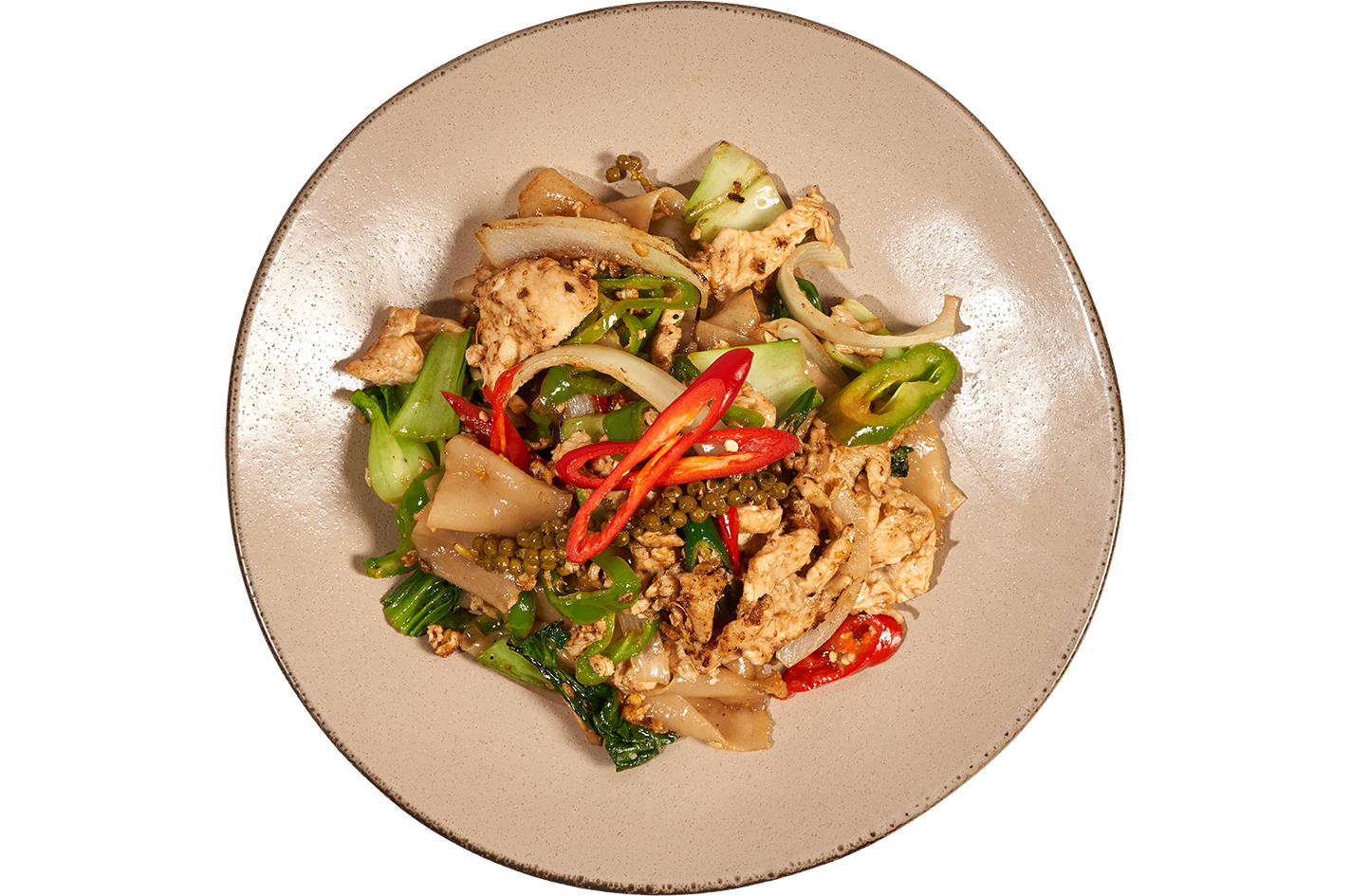 24. Pad Kee Mao Chicken 🌶️