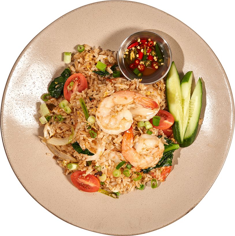 28. Just Fried Rice Shrimp