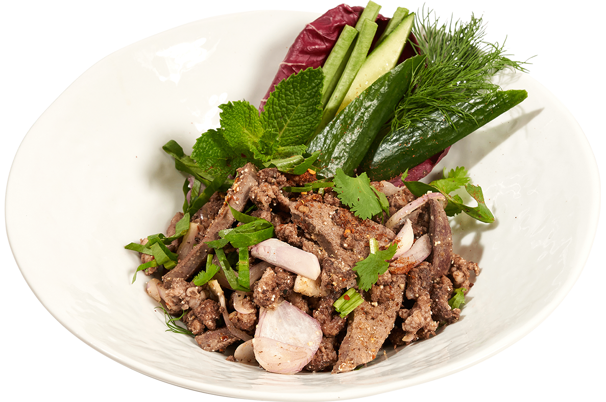 20. Pork Blood Larb 🌶️
