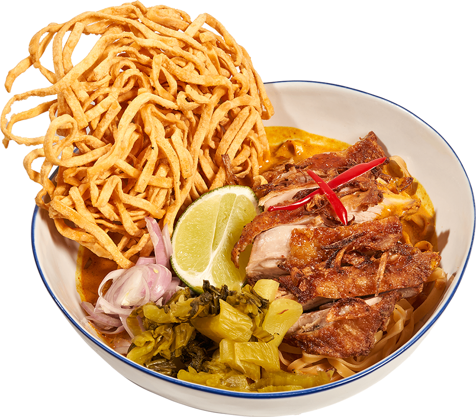 26. Khao Soi Crispy Chicken 🌶️