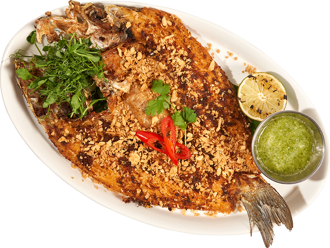 7. Golden Turmeric Branzino