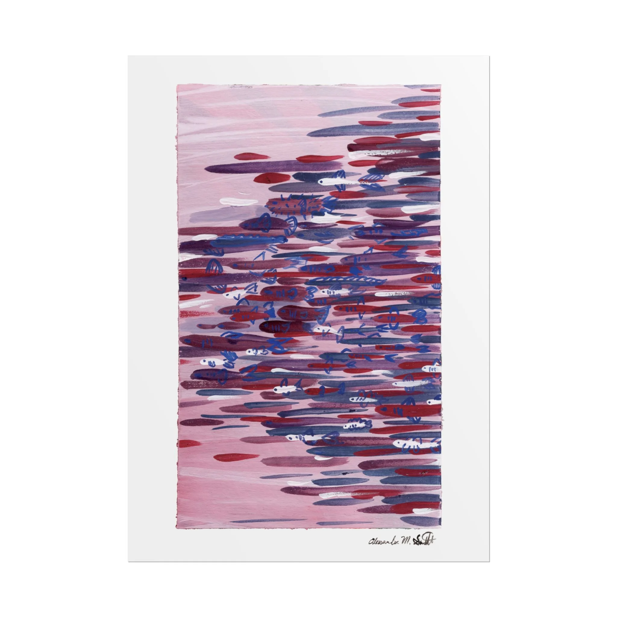 School — Rolled Art Print