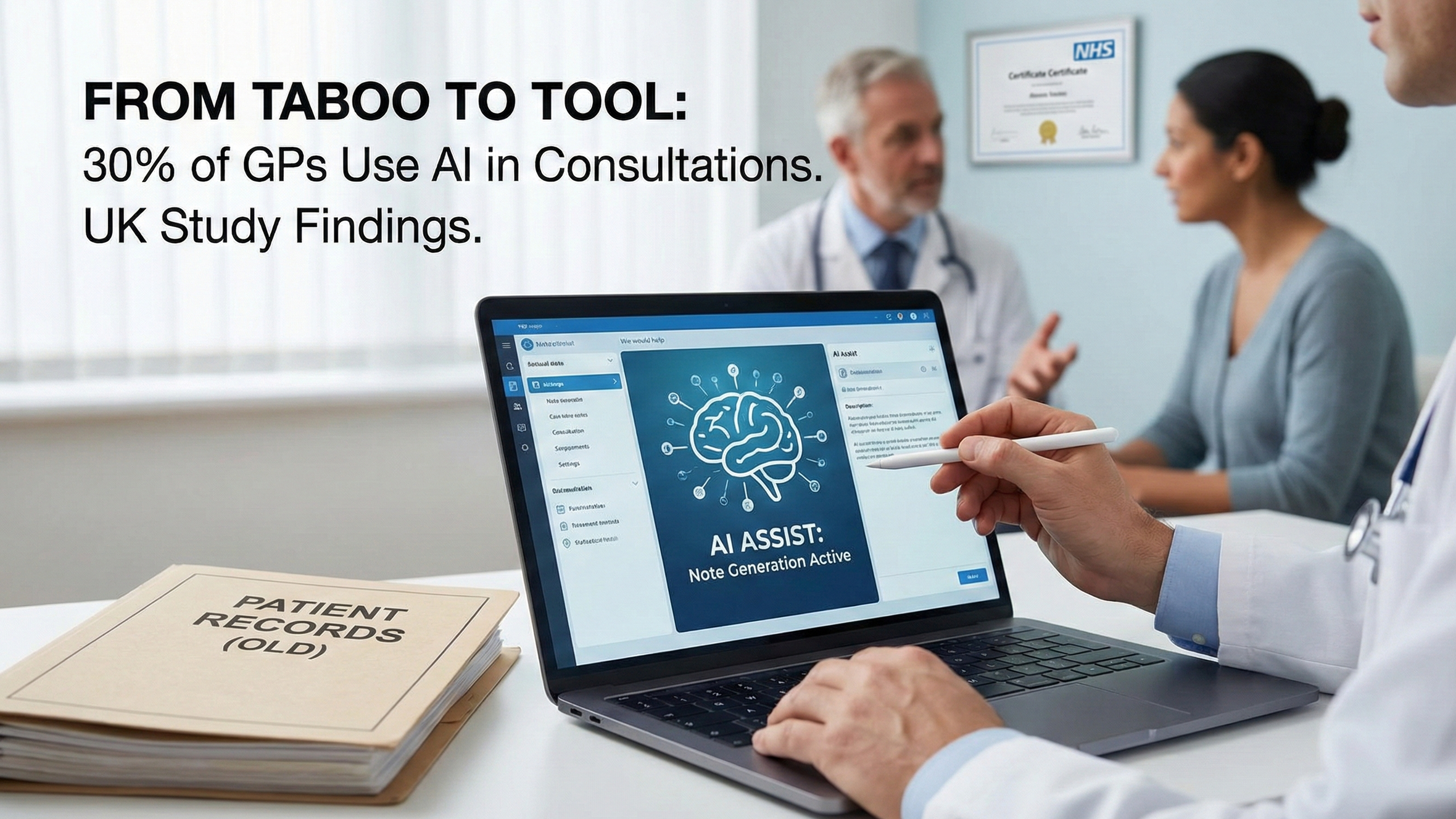 The Tipping Point: 30% of UK GPs Now Integrate AI Into Patient Consultations.