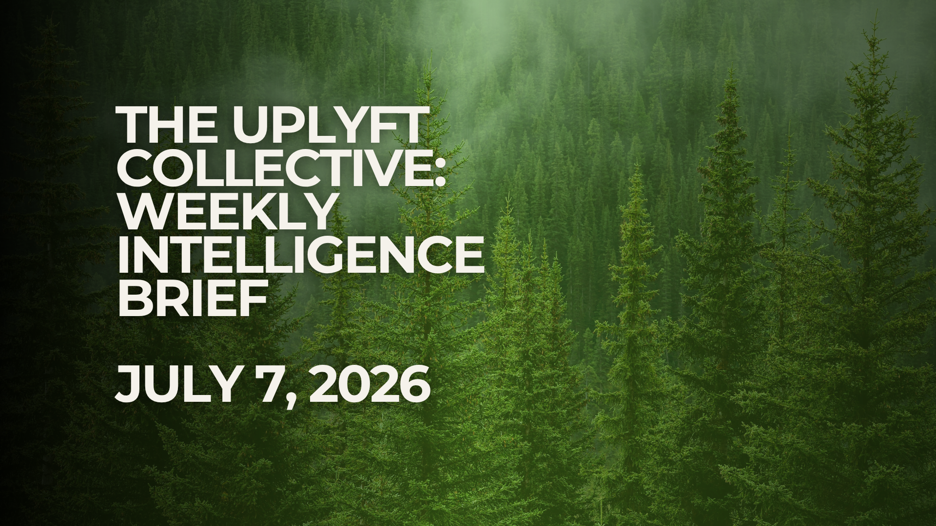 TUC WEEKLY INTELLIGENCE BRIEF - July 7, 2026
