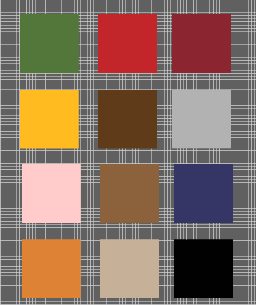 Final color palette