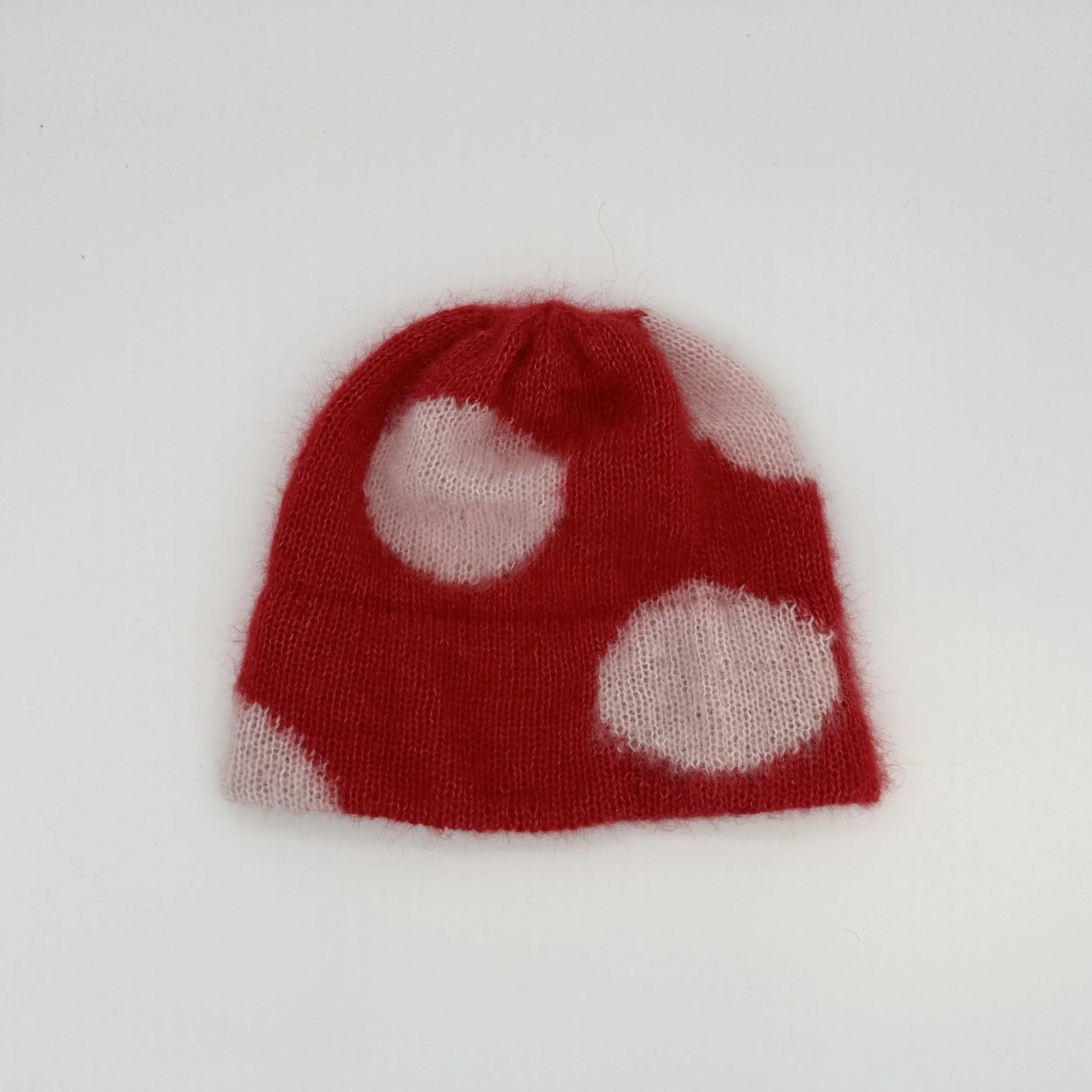Mohair Beanie - Jumbo Dot