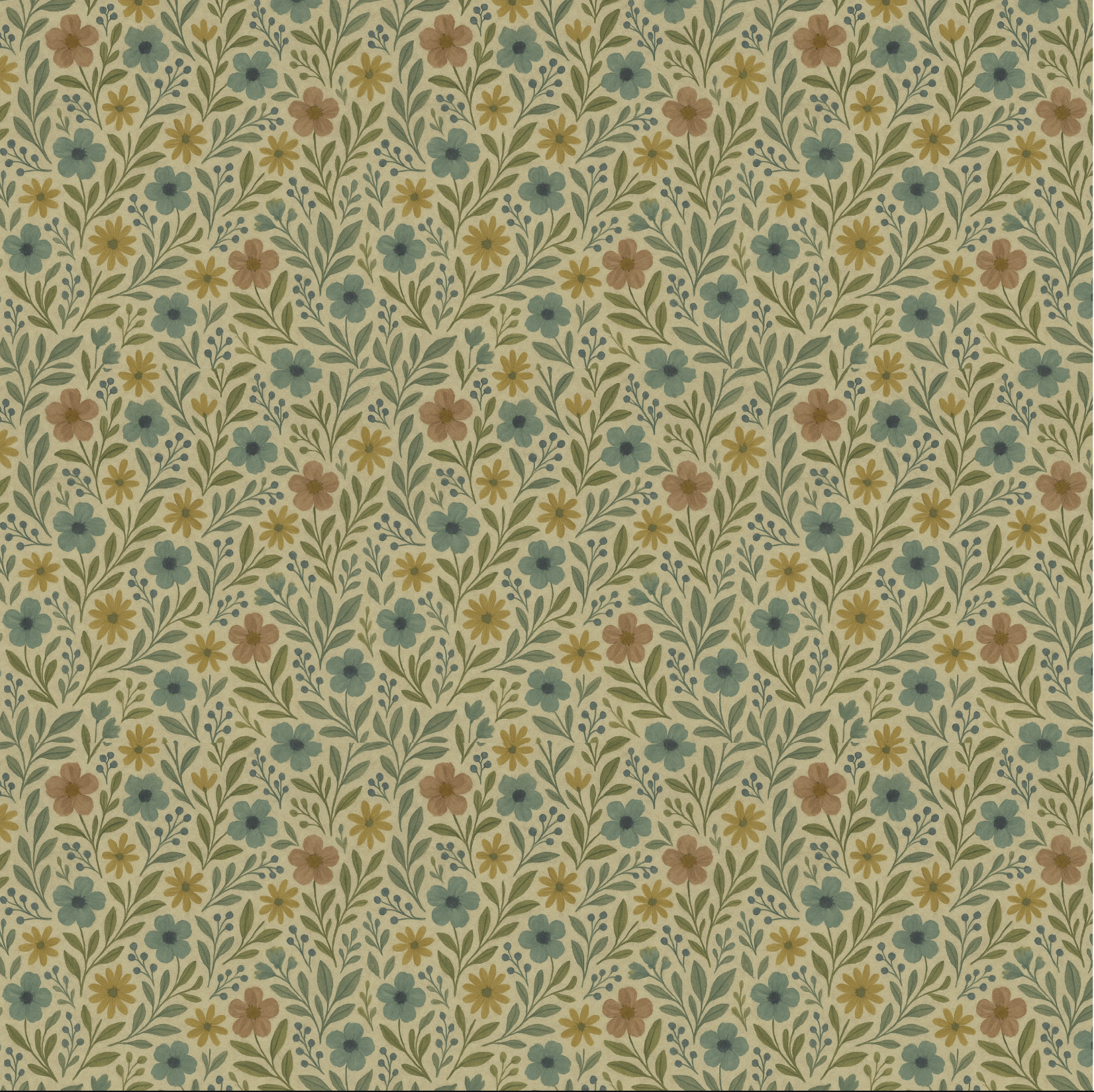 The Repeated Floral Full Drop