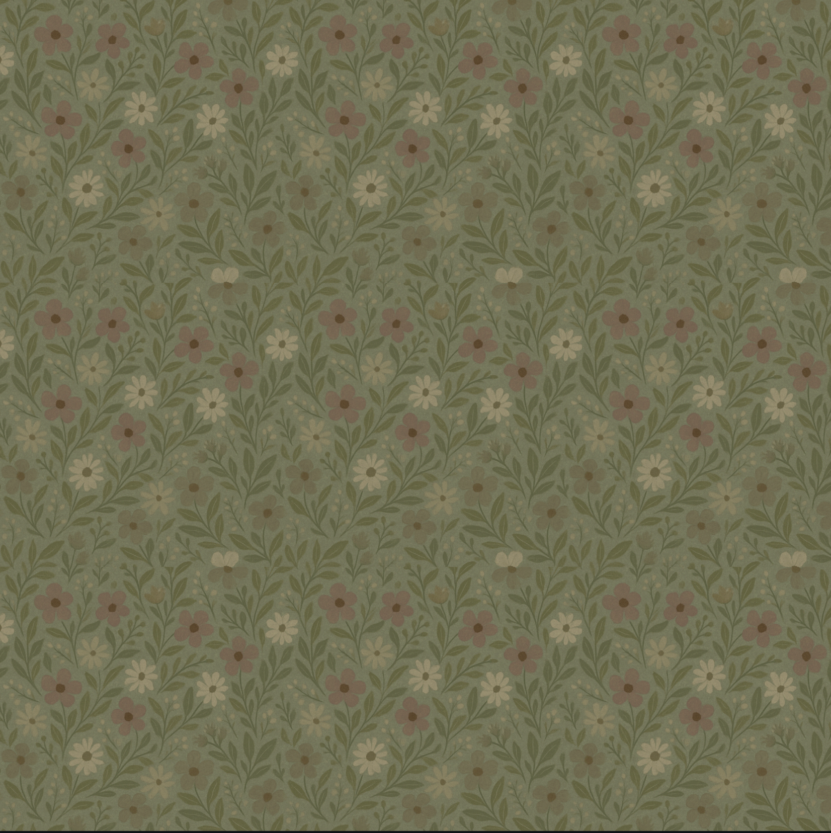 The Repeated Floral Full Drop