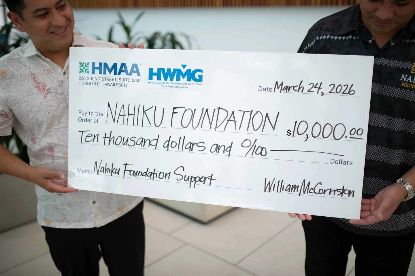 Investing to make our communities healthier, together 🤝

#nahikufoundation #workforcedevelopment #community #hawaii