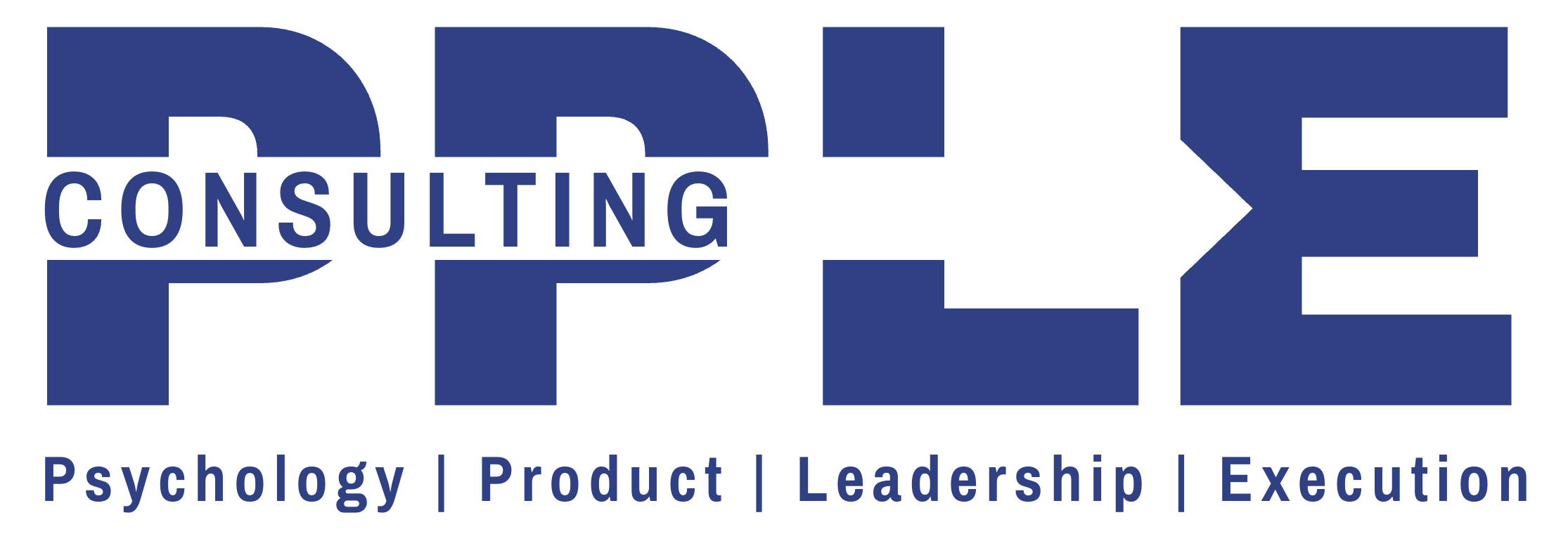 Logo for PPLE Consulting with tagline