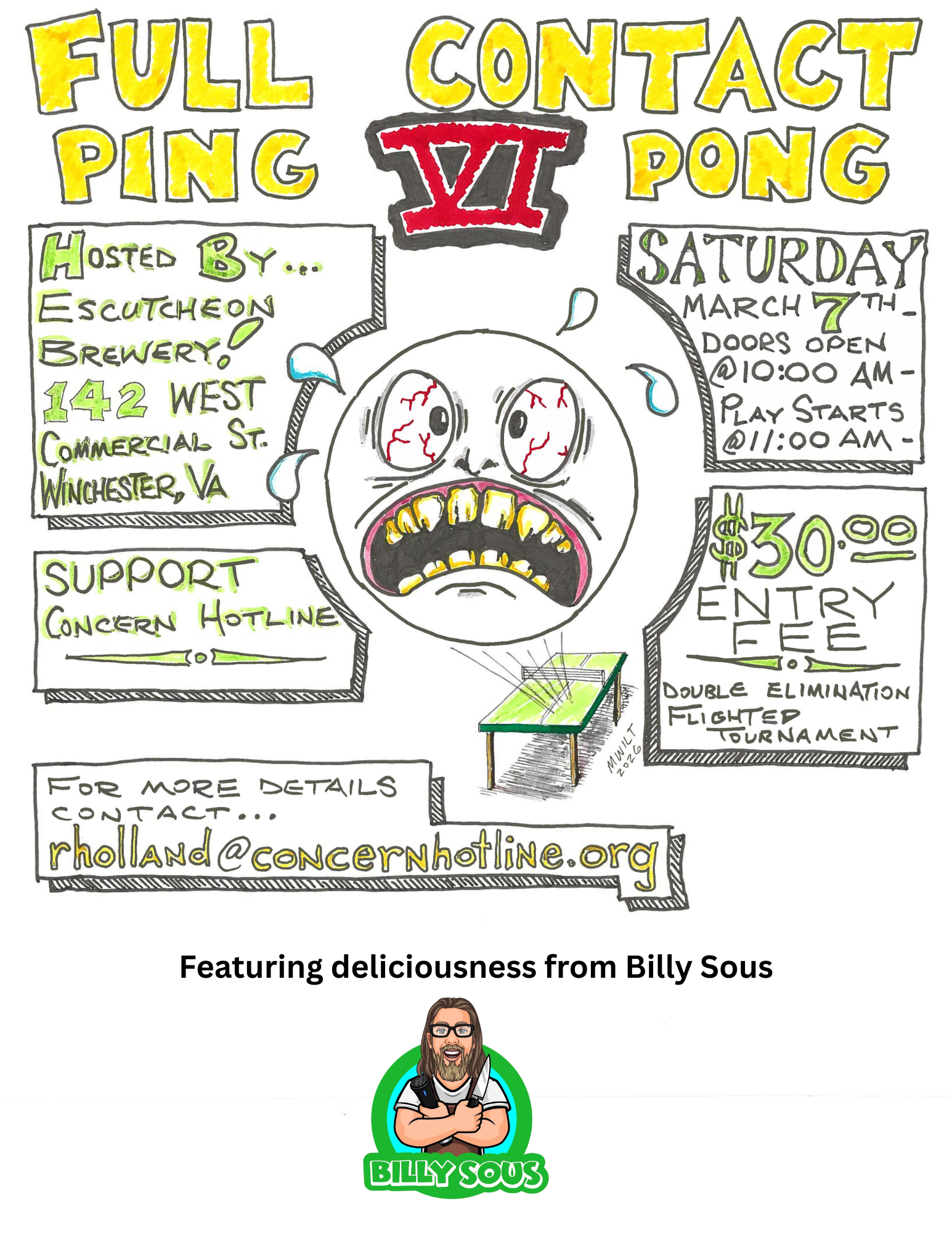 Full Contact Ping Pong VI