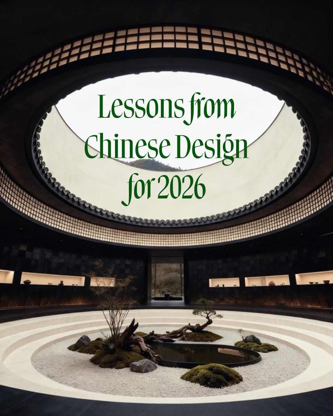 Lessons from Chinese design to start the new year right.

#chinamoderne #newchina