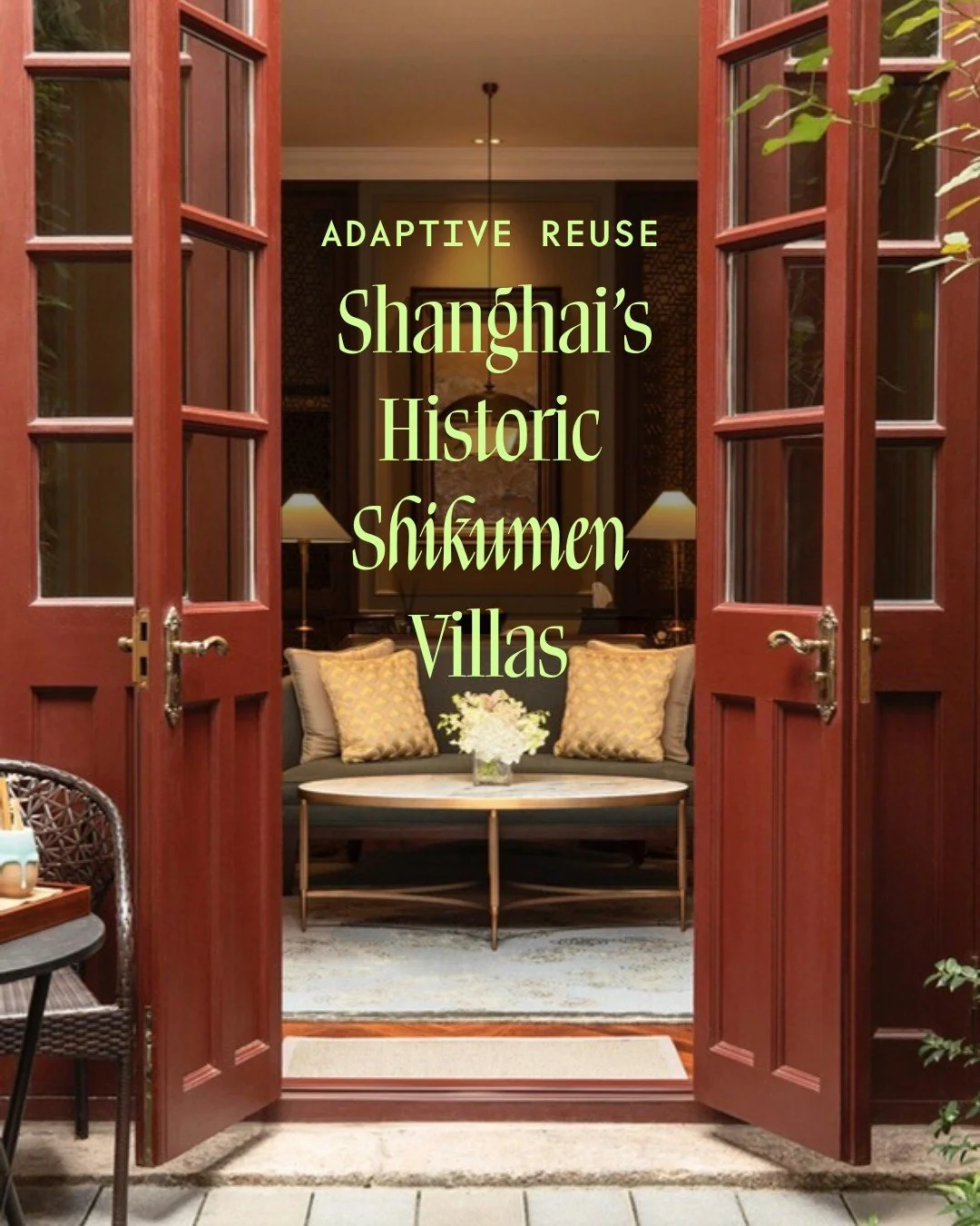 Capella Shanghai Jian Ye Li reimagines historic shikumen lane houses &mdash; and their stone gates, brick fa&ccedil;ades, and intimate courtyards &mdash; as modern villas that still transport guests to Shanghai's French-inflected past. The property i