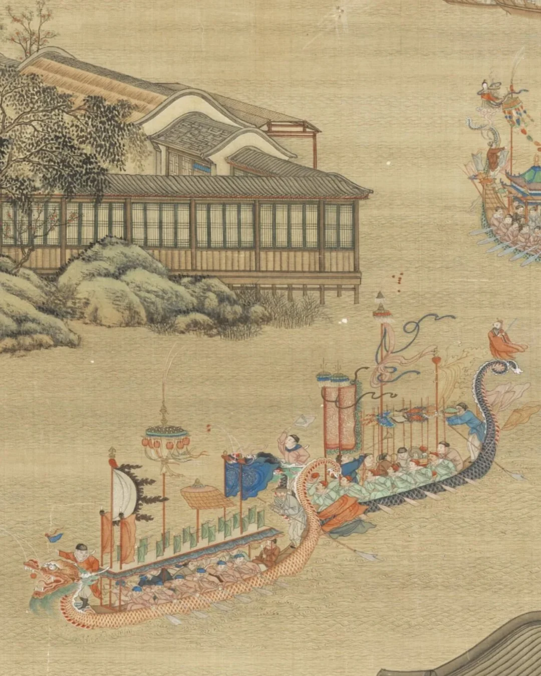 Celebrated on the fifth day of the fifth lunar month, the Dragon Boat Festival 端午节 (duānwǔ ji&eacute;) is more than 2000 years old. Ancient Chinese considered the fifth month dangerous, as early summer heat bred insects and illness. Hanging mugwort a