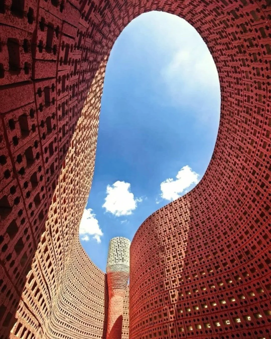 Built on the site of an abandoned brick kiln outside Jianshui, Yunnan, Ant Workshop is the creation of Chinese artist Luo Xu. This sprawling architectural art park is constructed entirely from locally made hollow bricks, fired from Jianshui's distinc